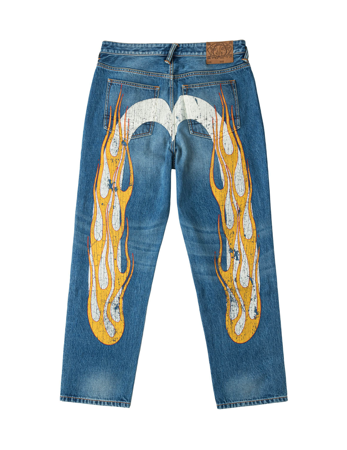 Flaming Daicock Print Regular Fit Jeans