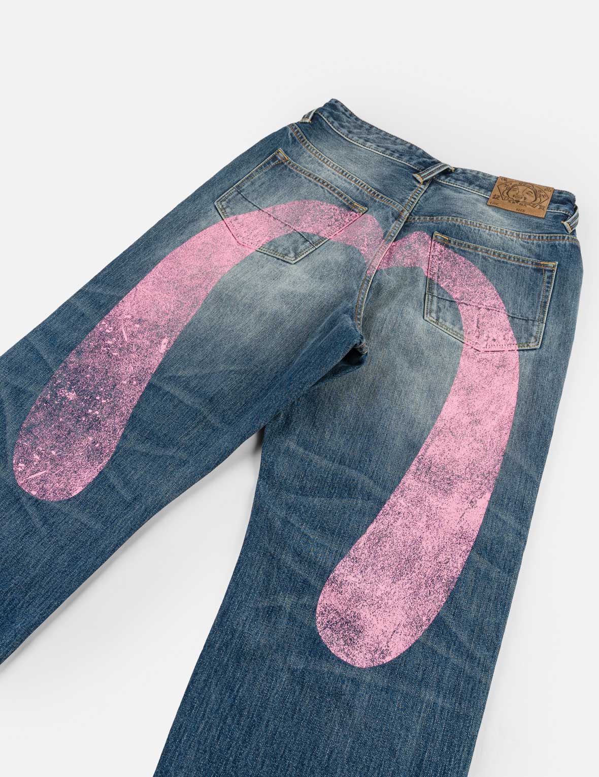 Pink Daicock Ripped Jeans