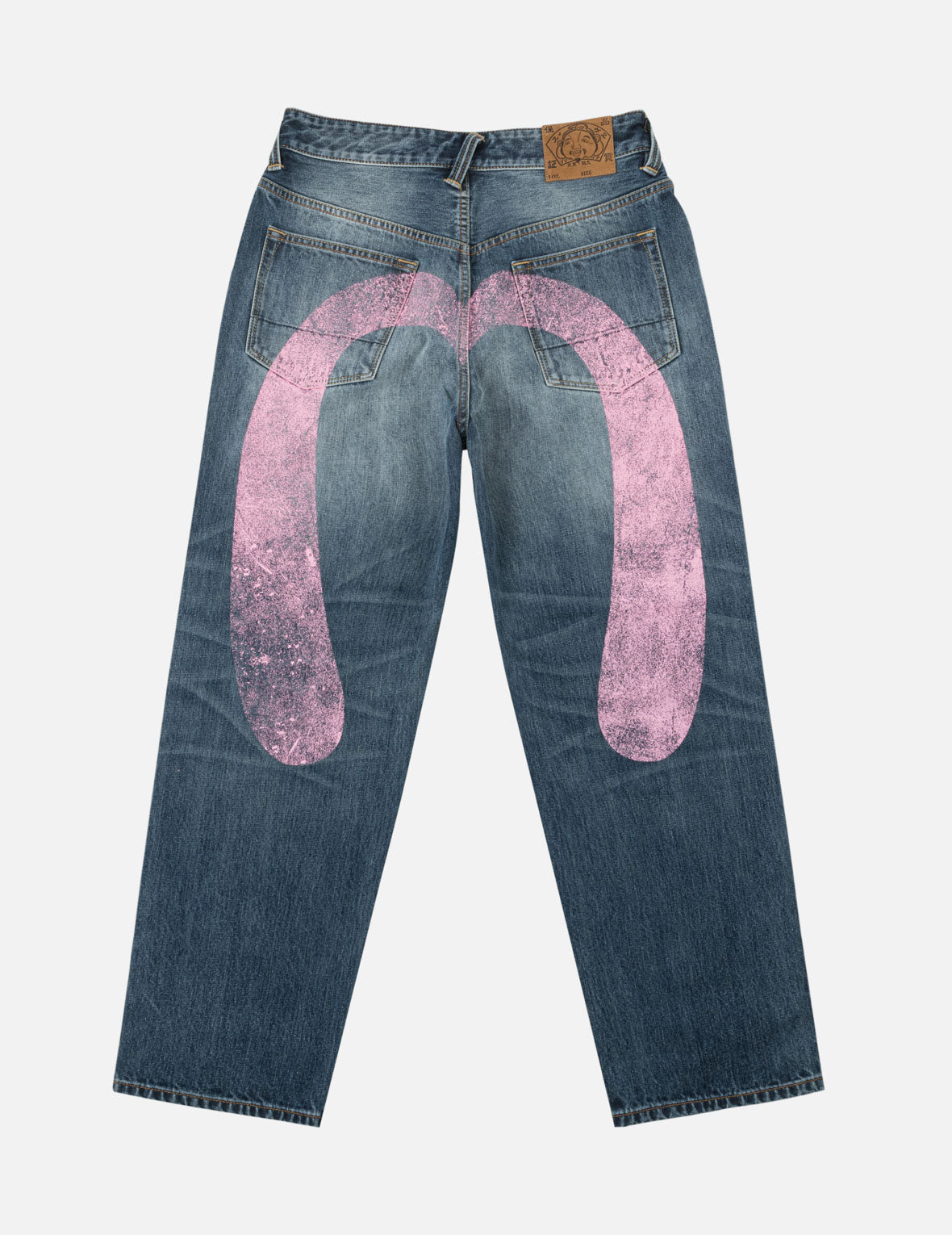 Pink Daicock Ripped Jeans – EVISU