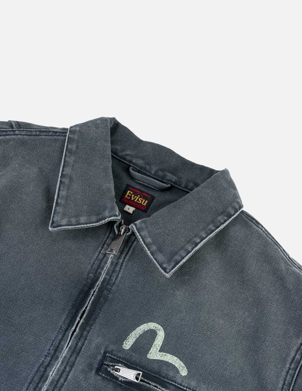 Seagull Distressed Zip Jacket