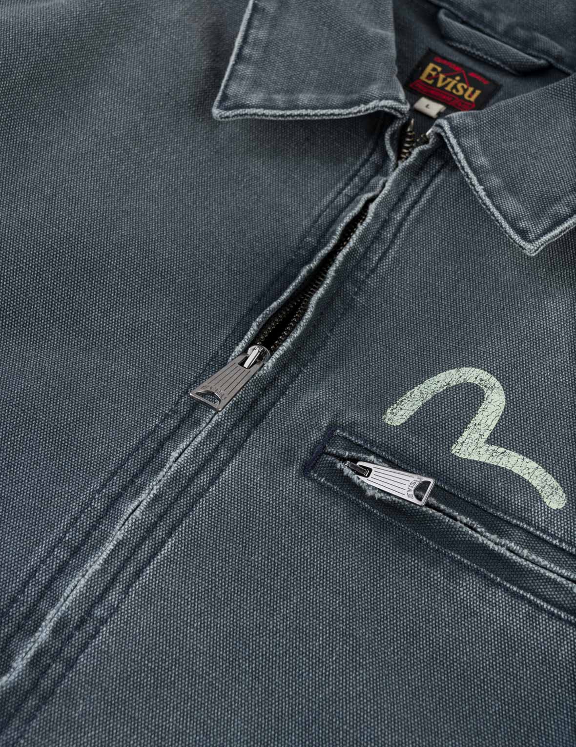 Seagull Distressed Zip Jacket