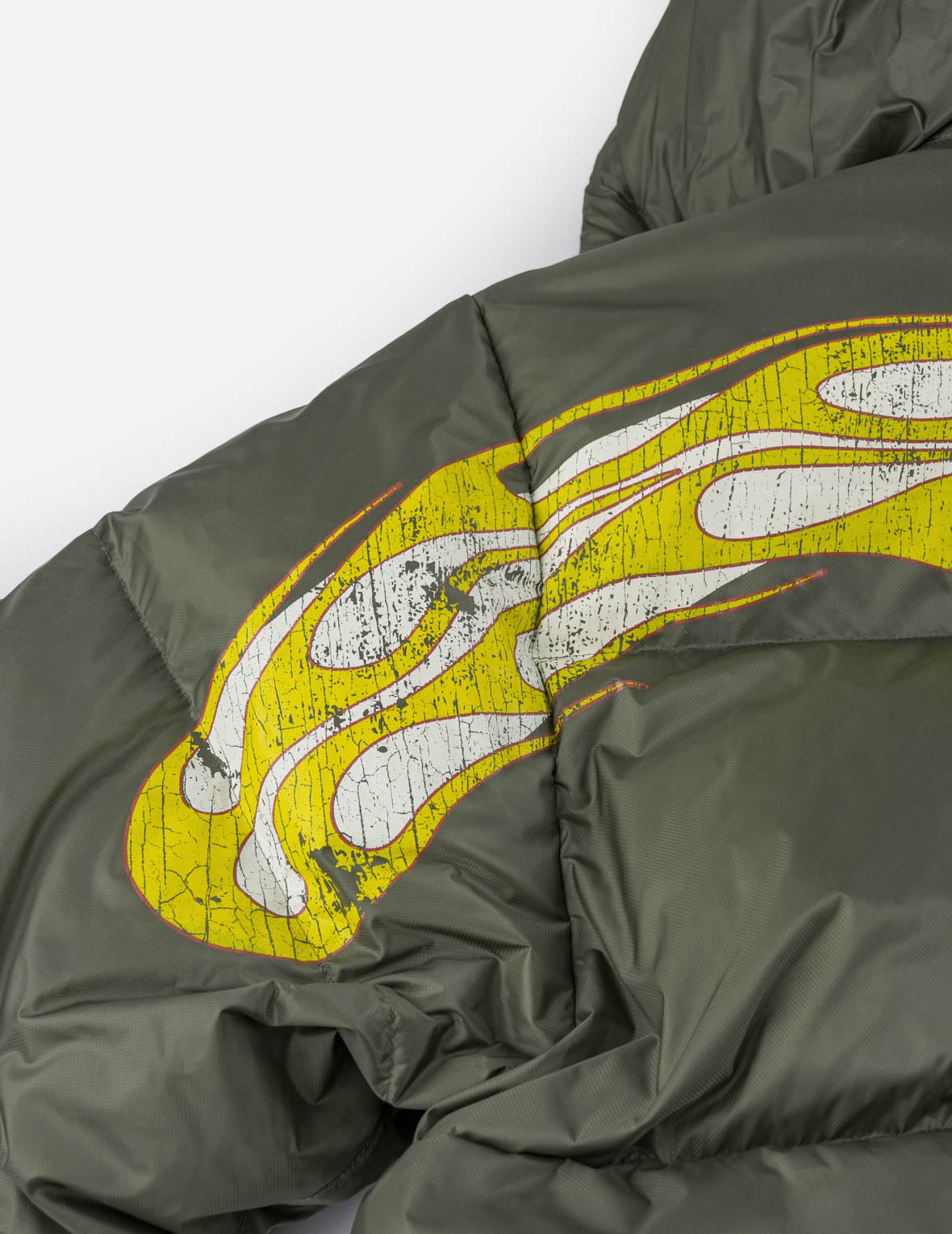 Washed EVISU Genes Down Jacket