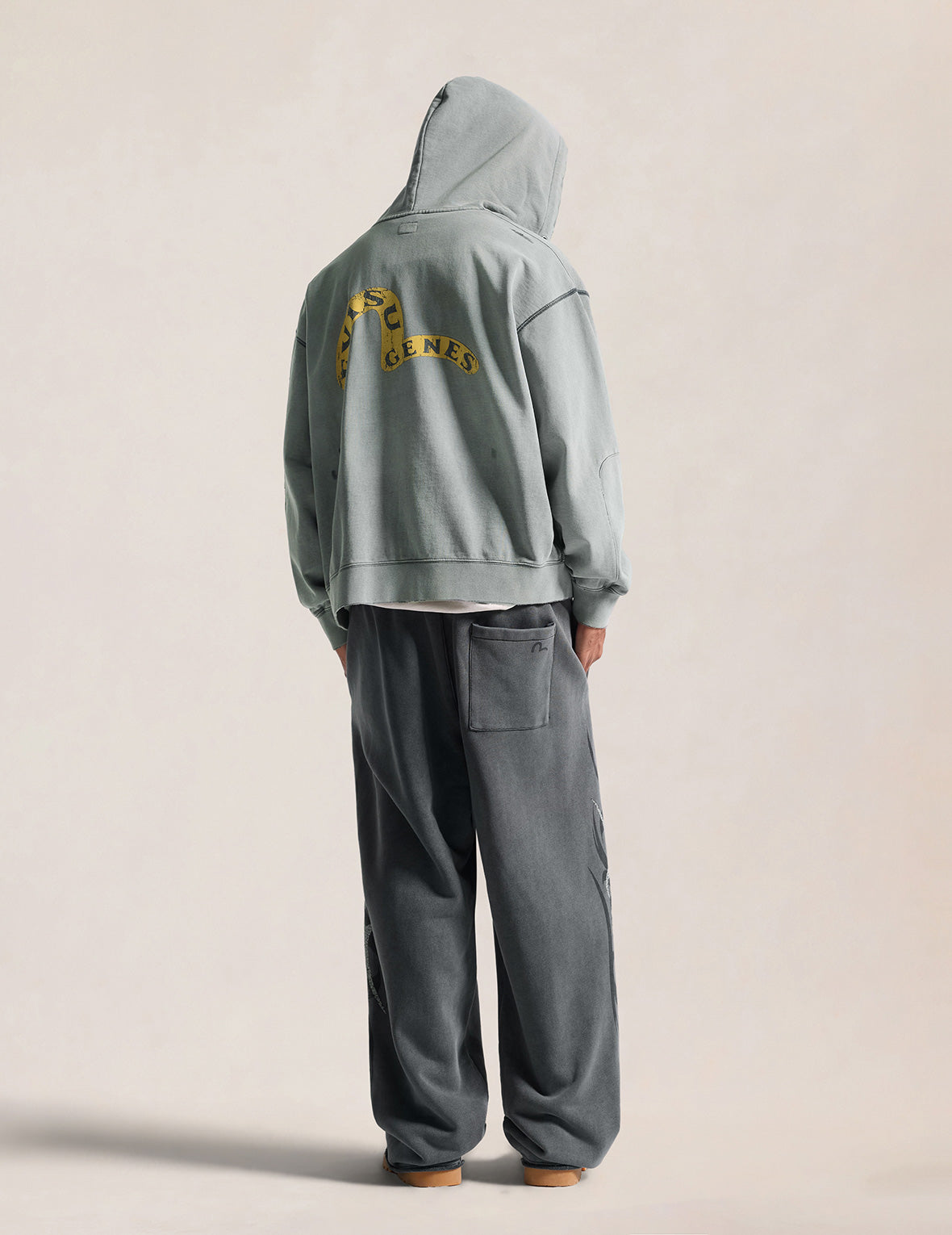 海鸥EVISU Genes拉链连帽卫衣