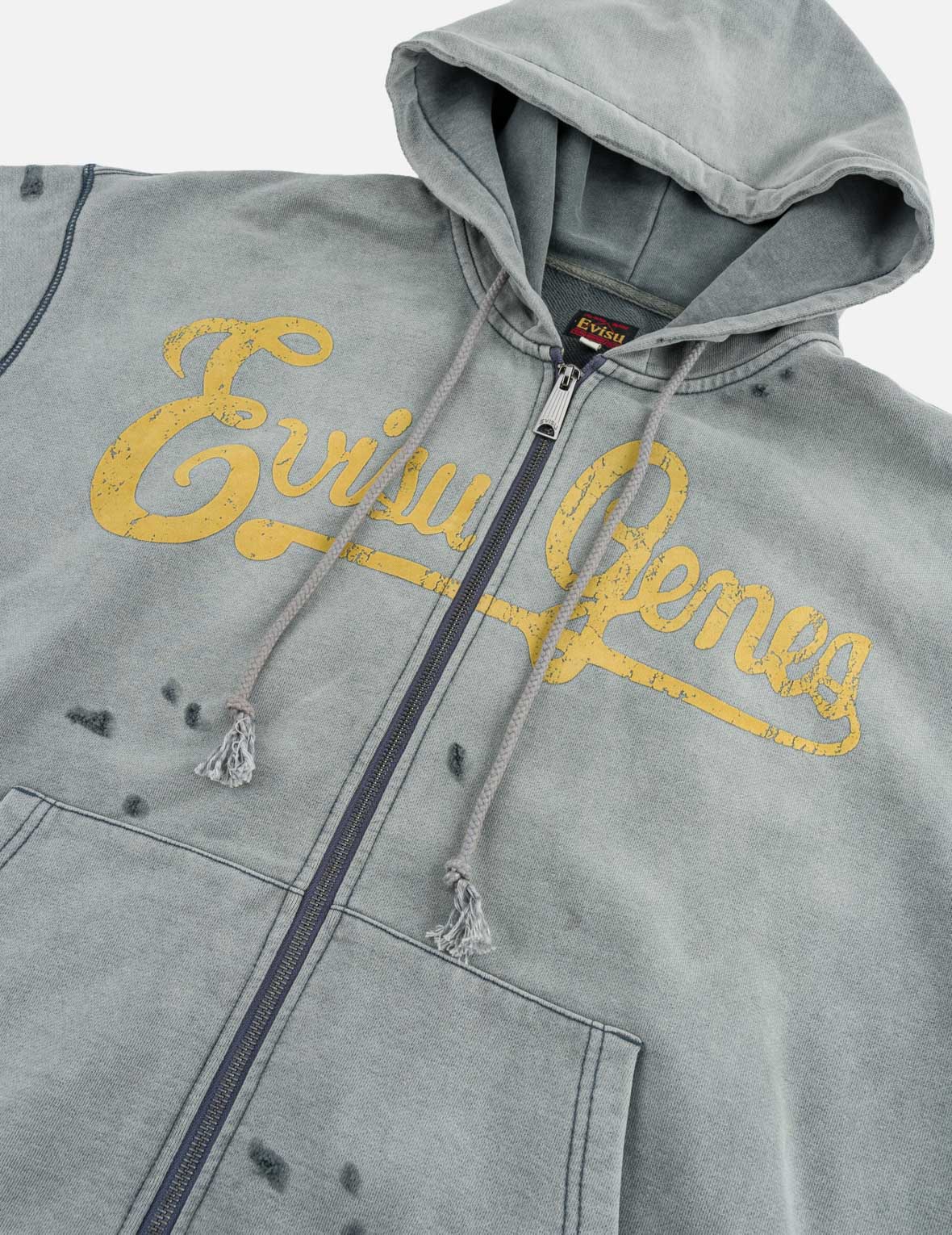 海鸥EVISU Genes拉链连帽卫衣