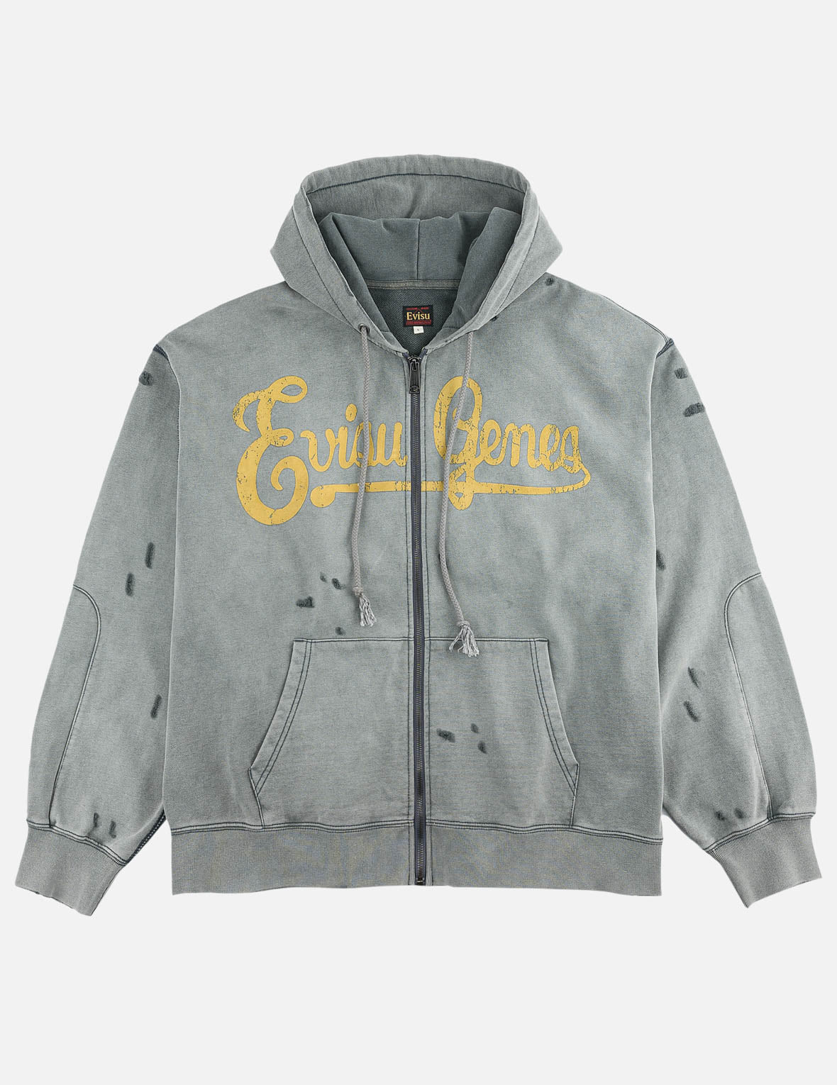 海鸥EVISU Genes拉链连帽卫衣
