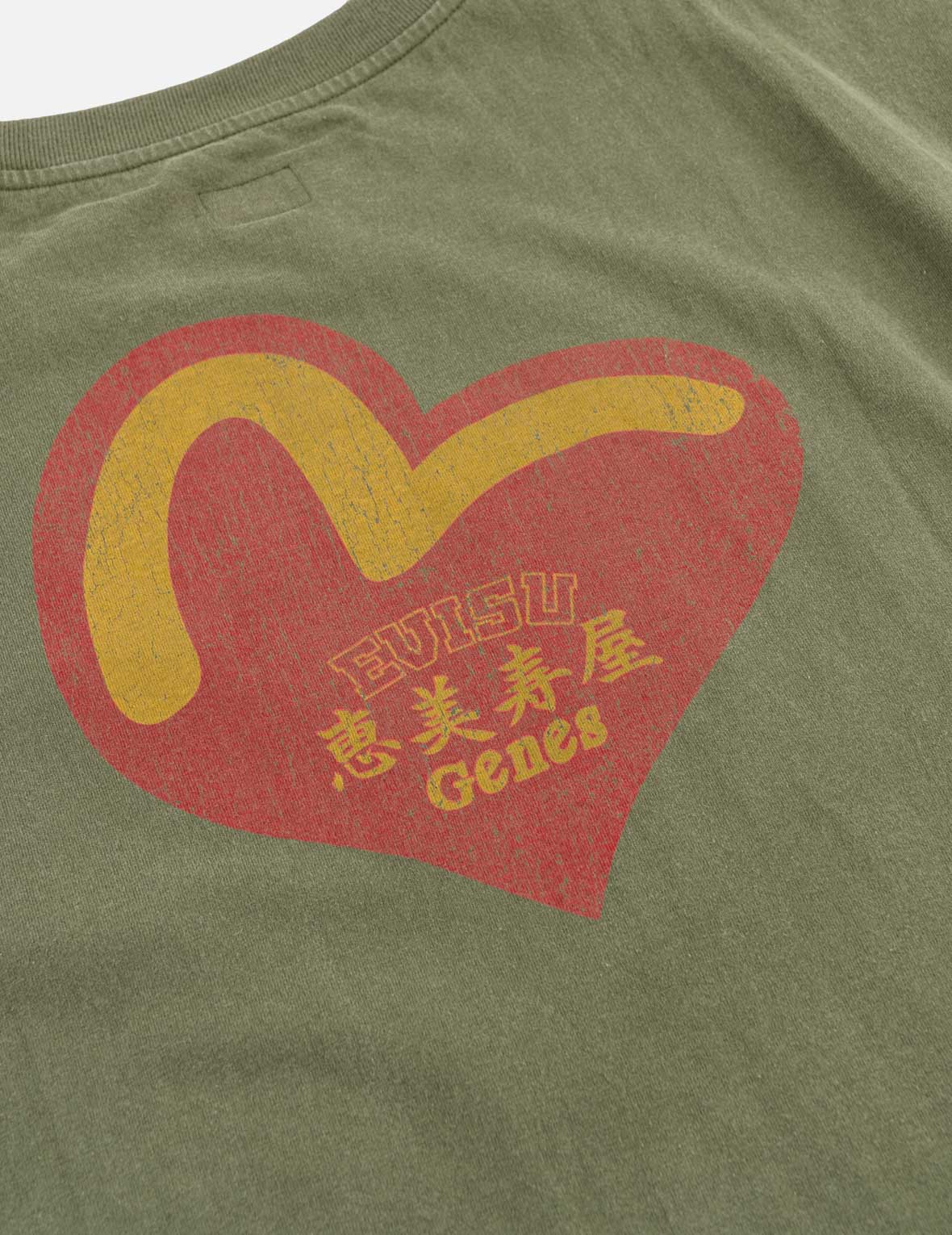Seagull in Heart Print T-shirt