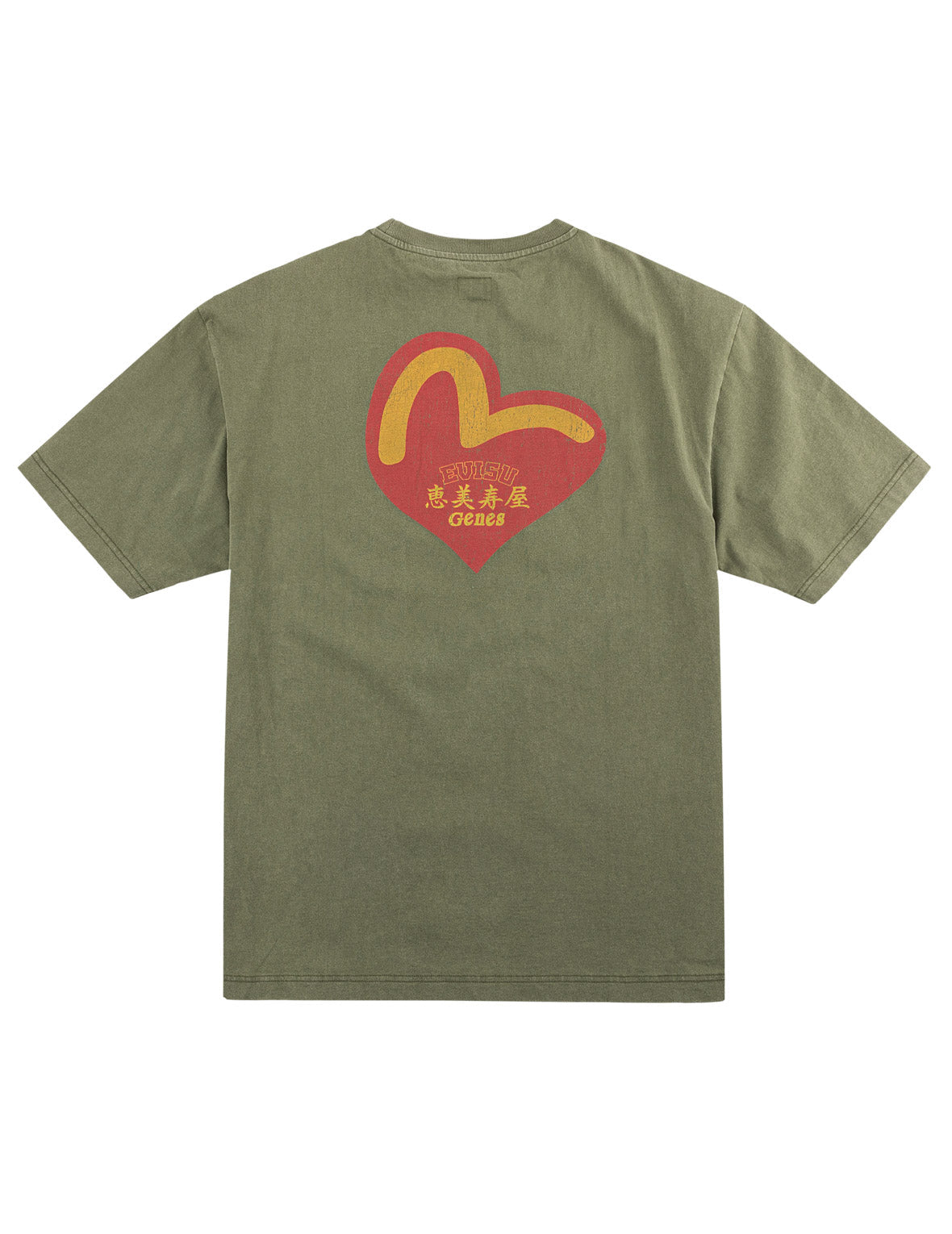 Seagull in Heart Print T-shirt