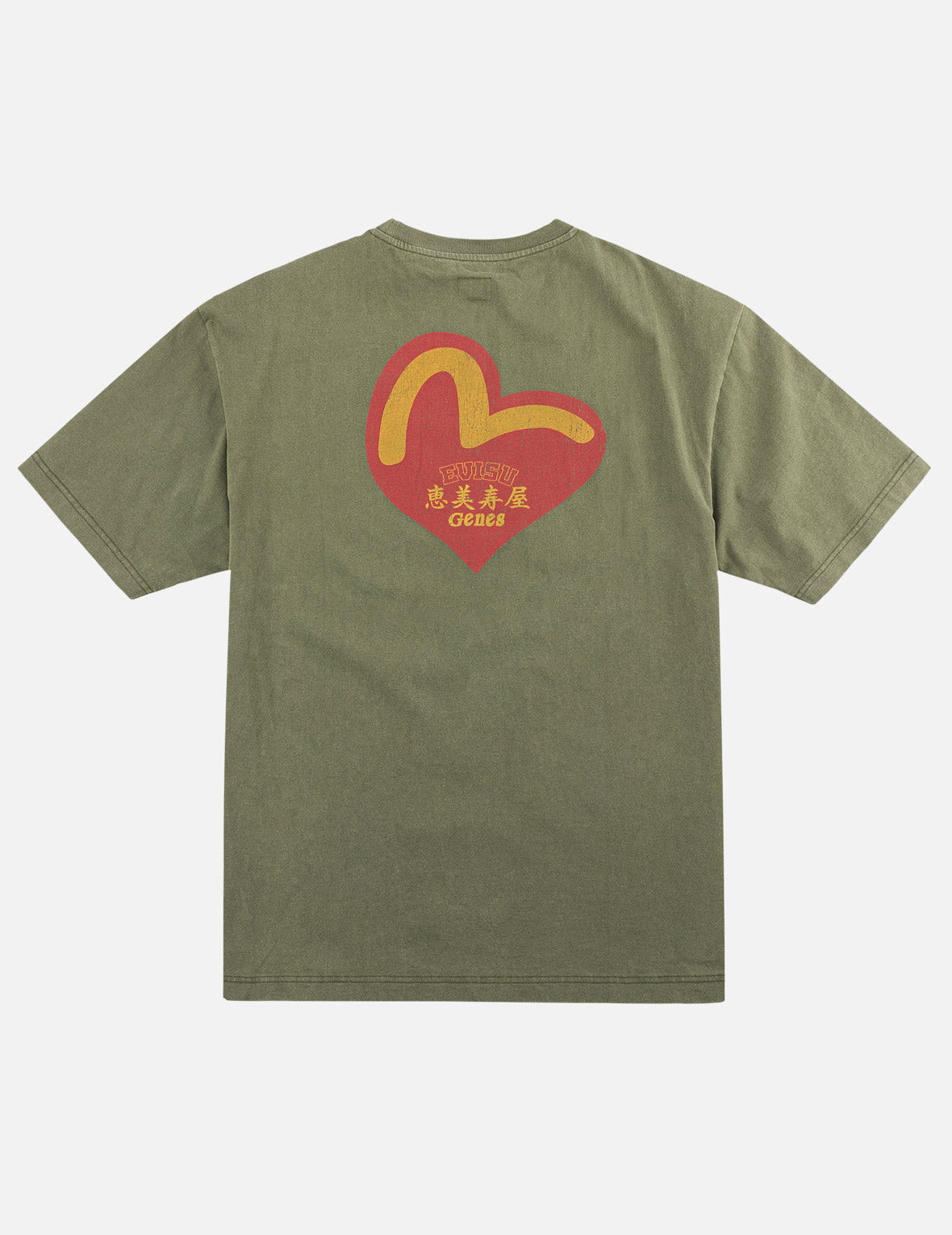 Seagull in Heart Print T-shirt