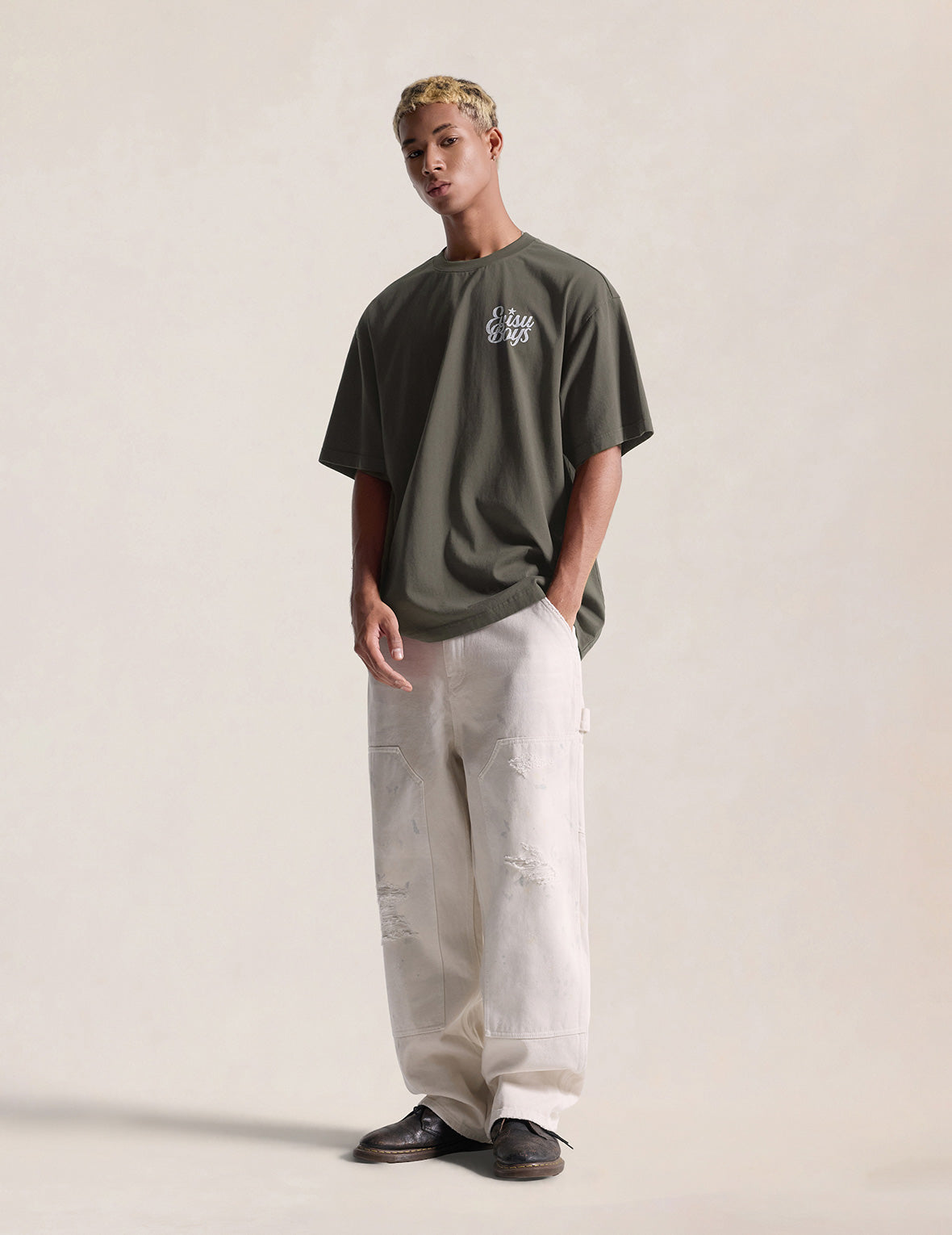 Evisu Boys Dry Goods Oversized T-Shirt