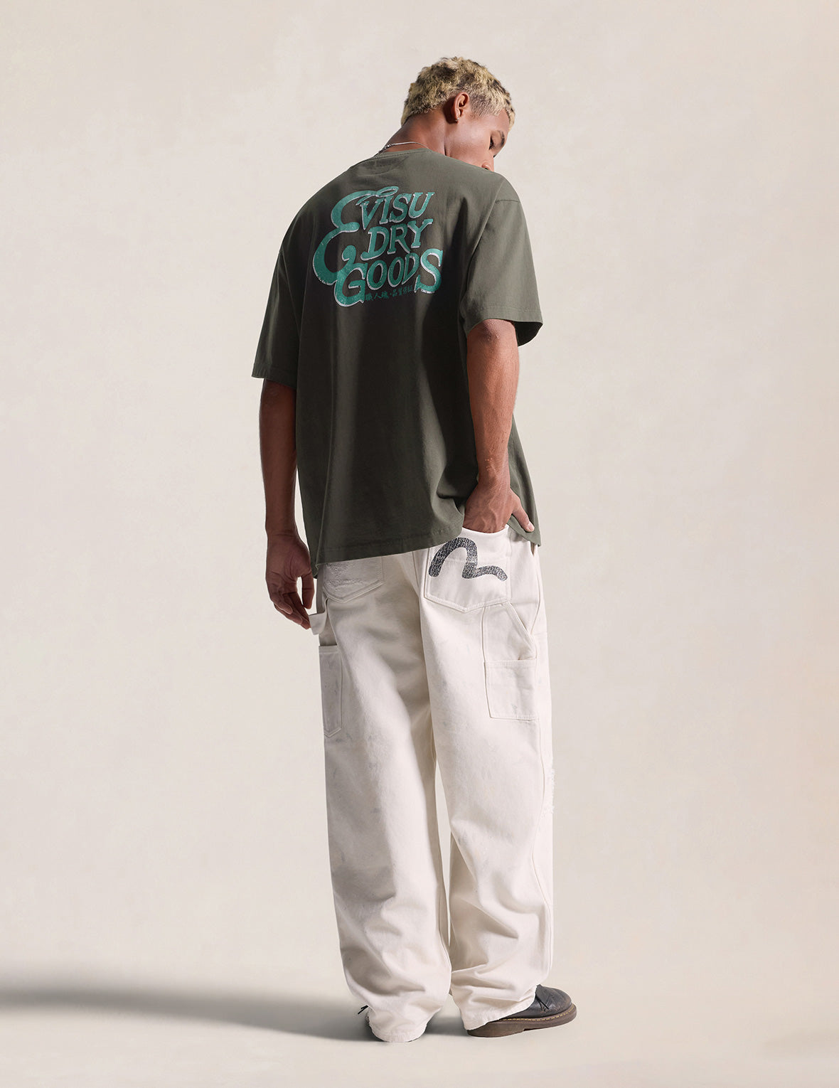 Evisu Boys Dry Goods Oversized T-Shirt