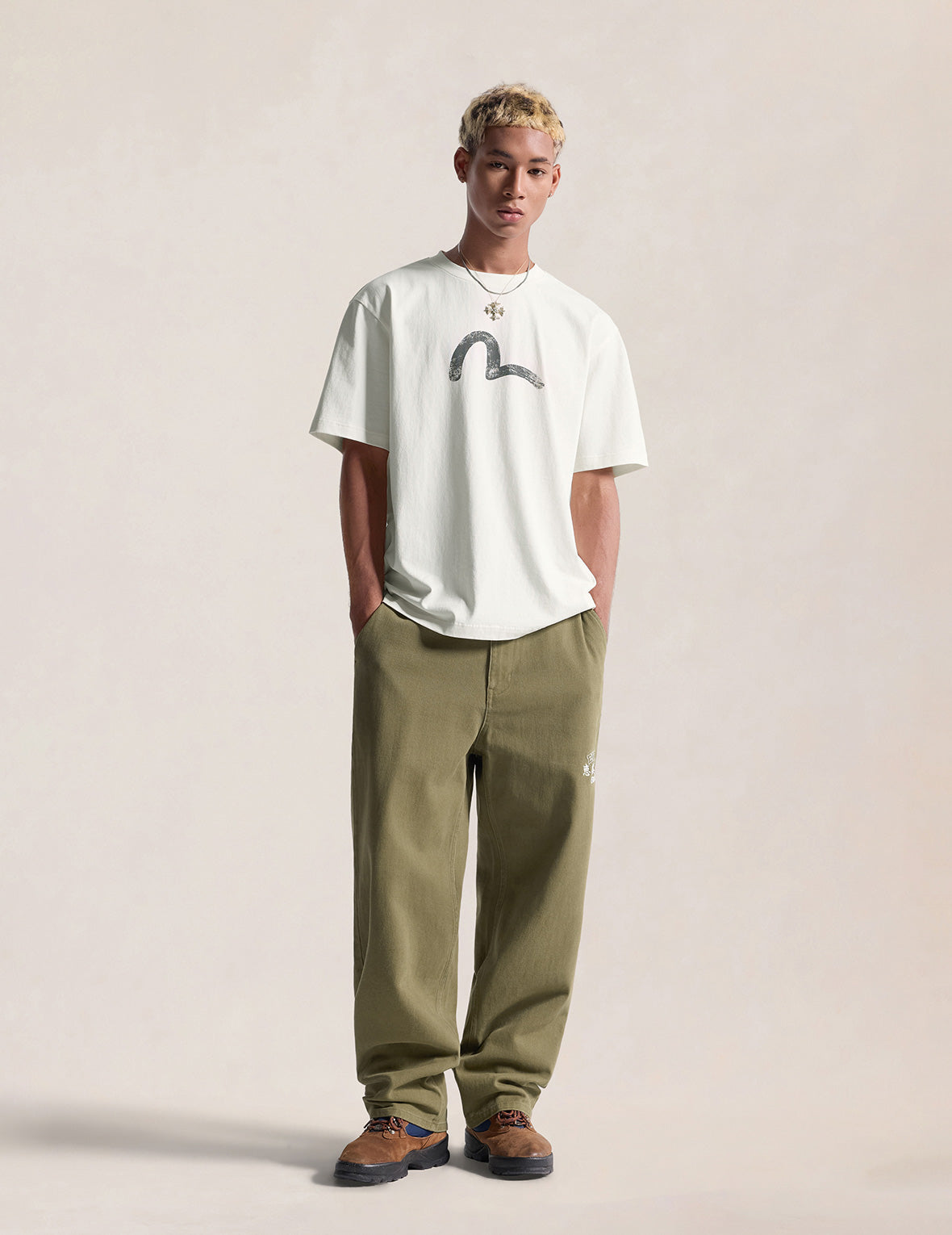 Ebisu & Seagull Print T-shirt