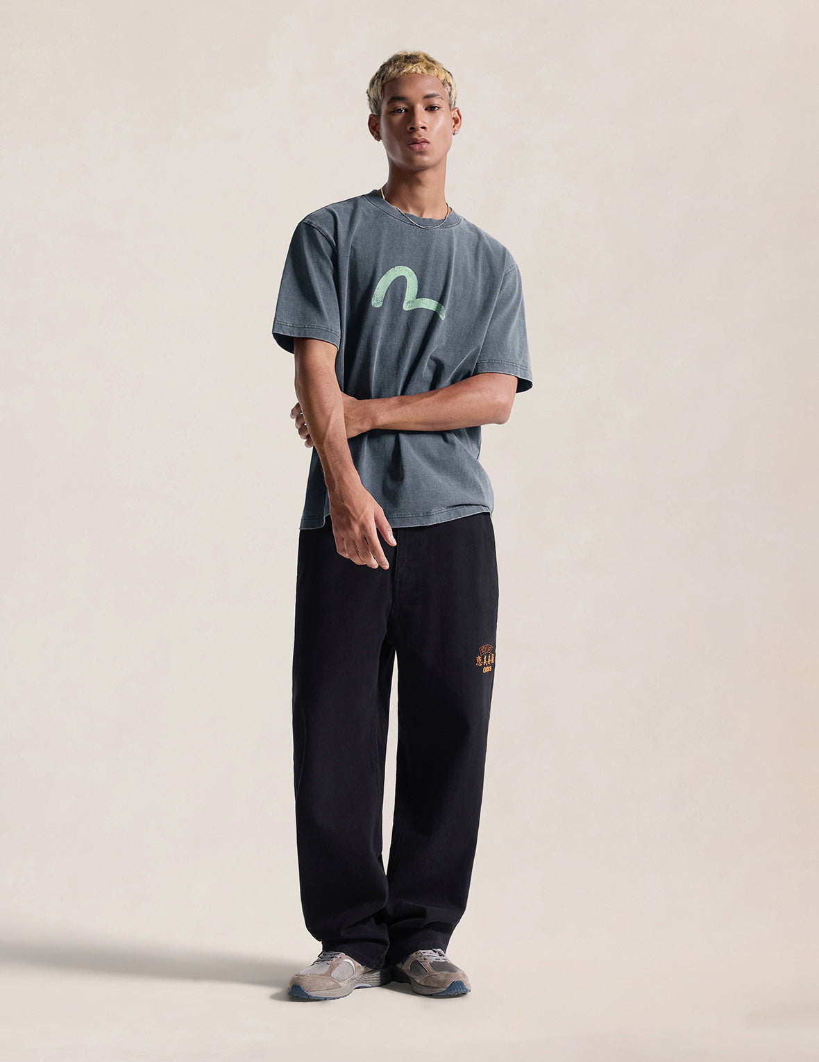 Ebisu & Seagull Print T-shirt – EVISU