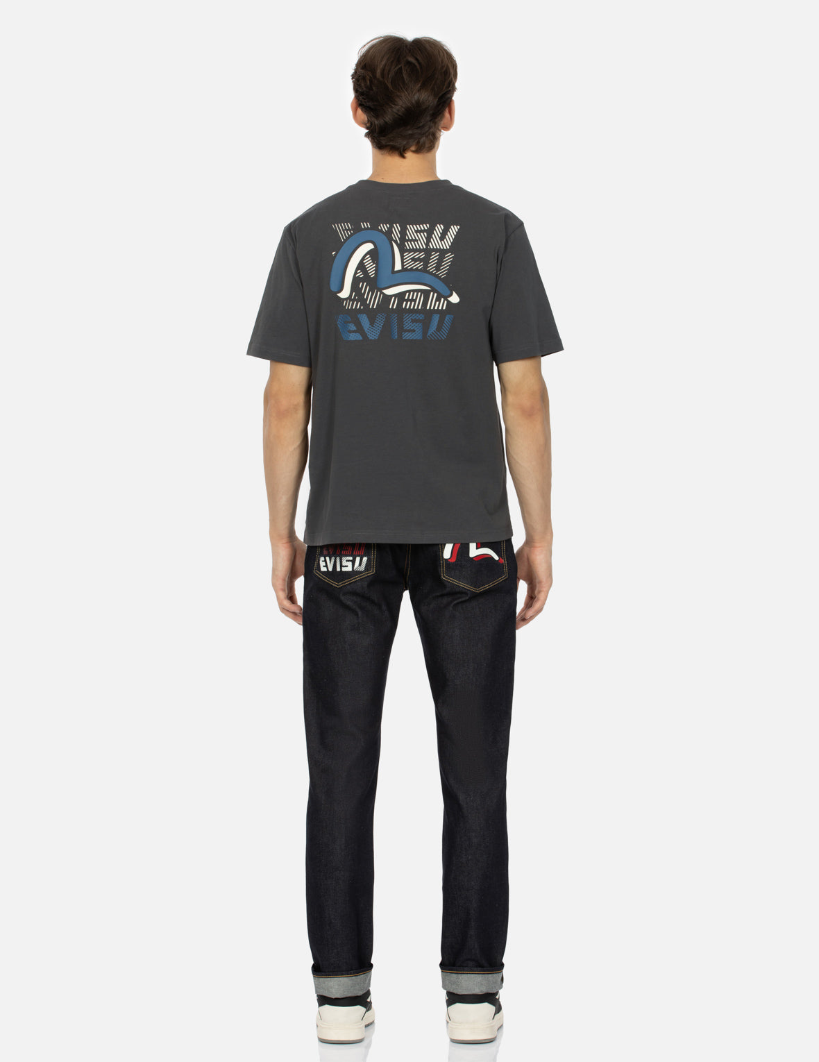 Logo Print Regular Fit T-shirt – EVISU Logo Print Regular Fit T-shirt – EVISU