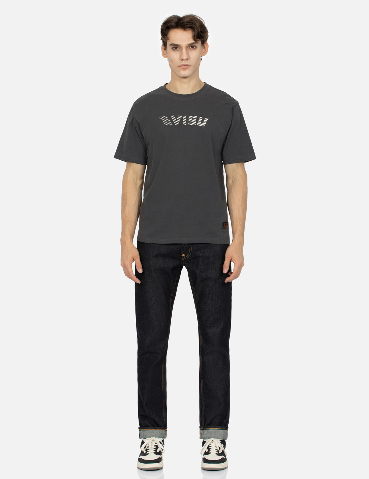 Logo Print Regular Fit T-shirt – EVISU Logo Print Regular Fit T-shirt – EVISU