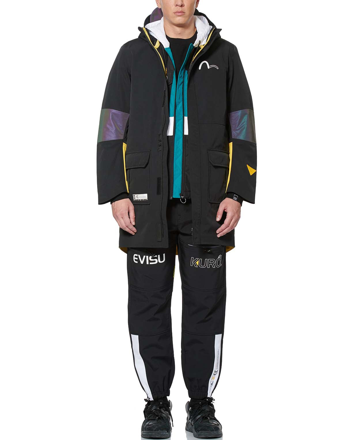 2-in-1 Taped Seam Coat – EVISU