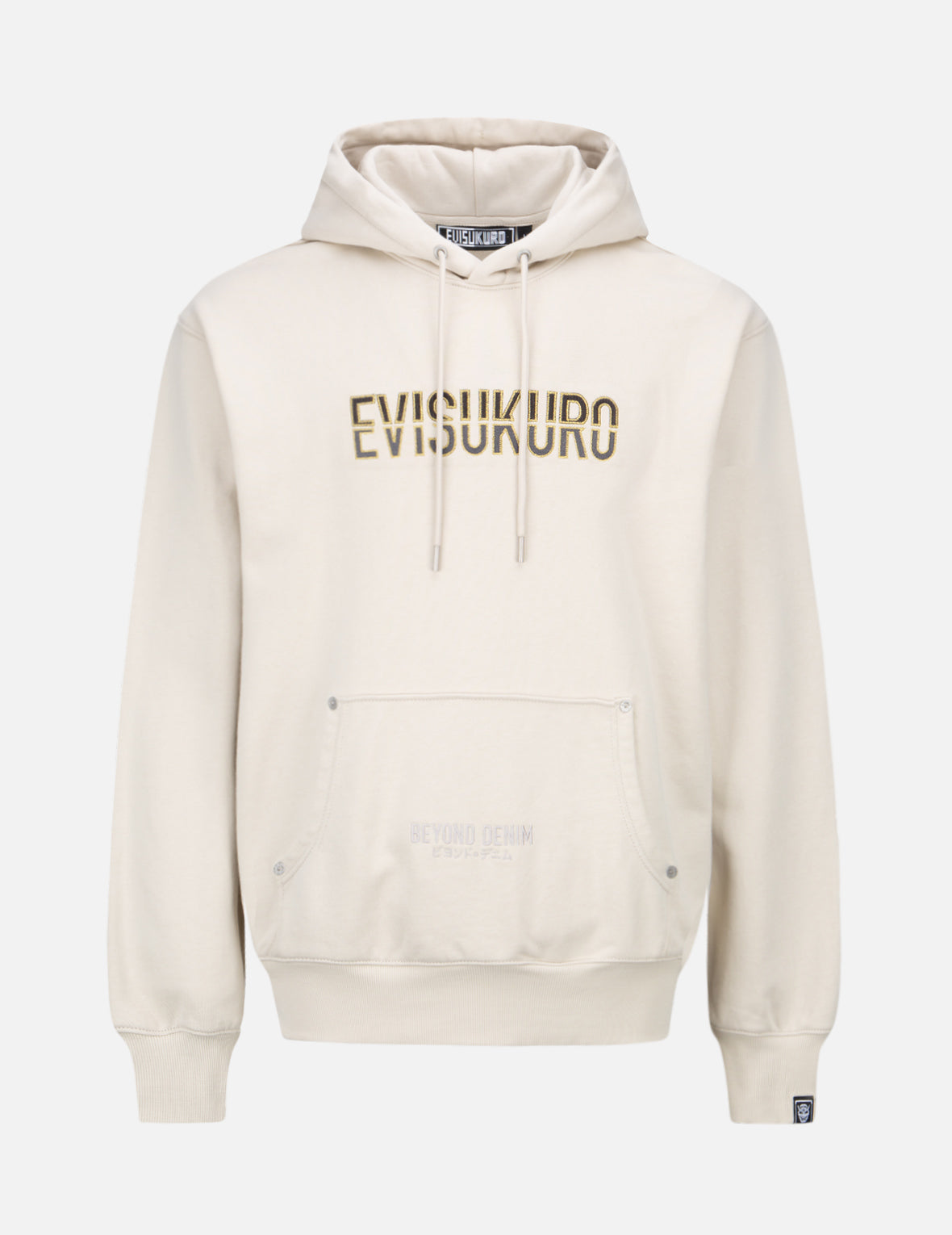 Two-tone Logo Embroidered Hoodie – EVISU