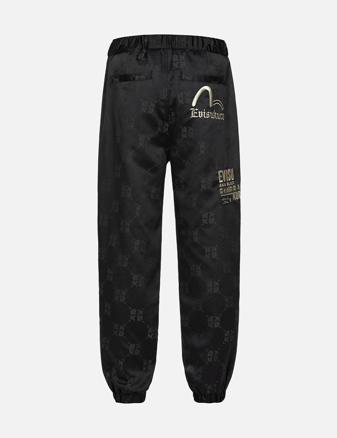 Allover Monogram Jacquard Regular Fit Jogger Pants