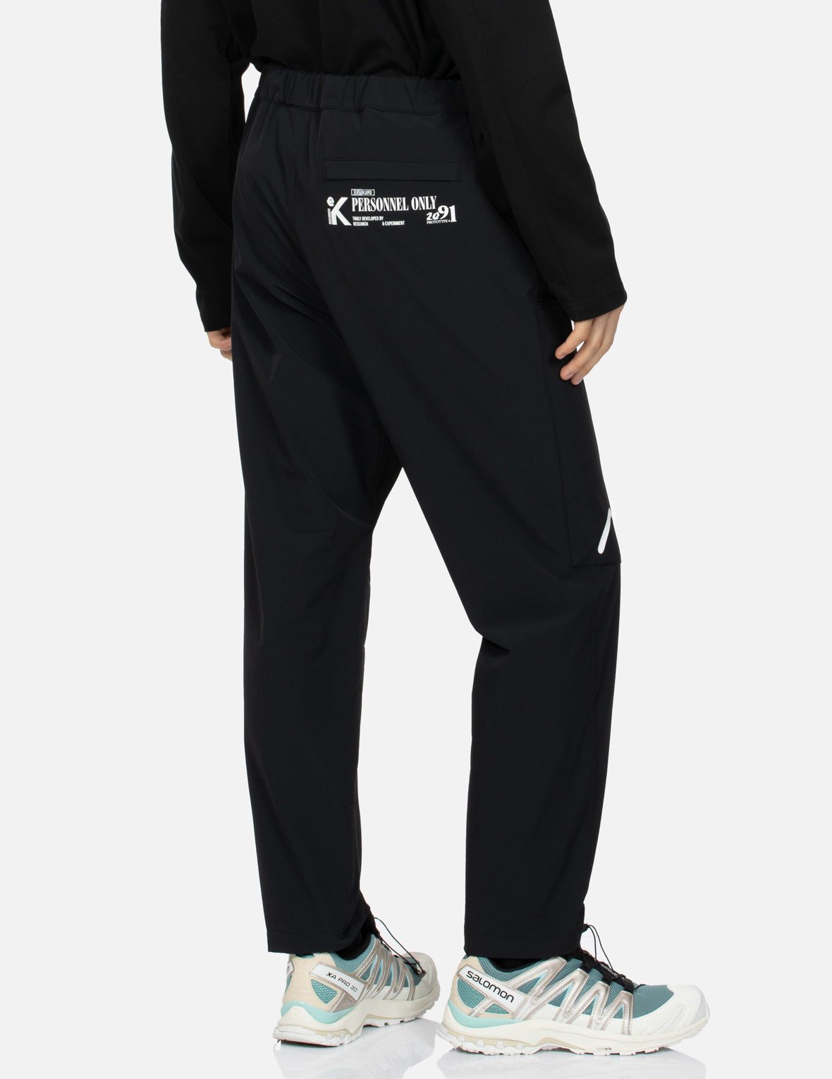 Seagull Print Panelled Regular Fit Jogger Pants