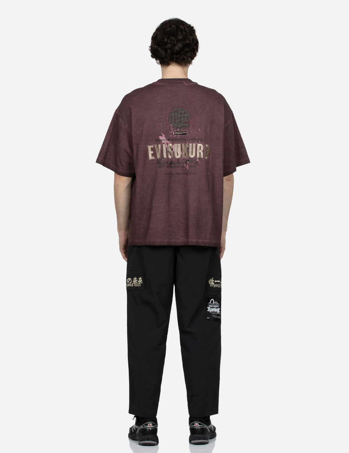 Slogan Embroidery Cargo Fashion fit Pants