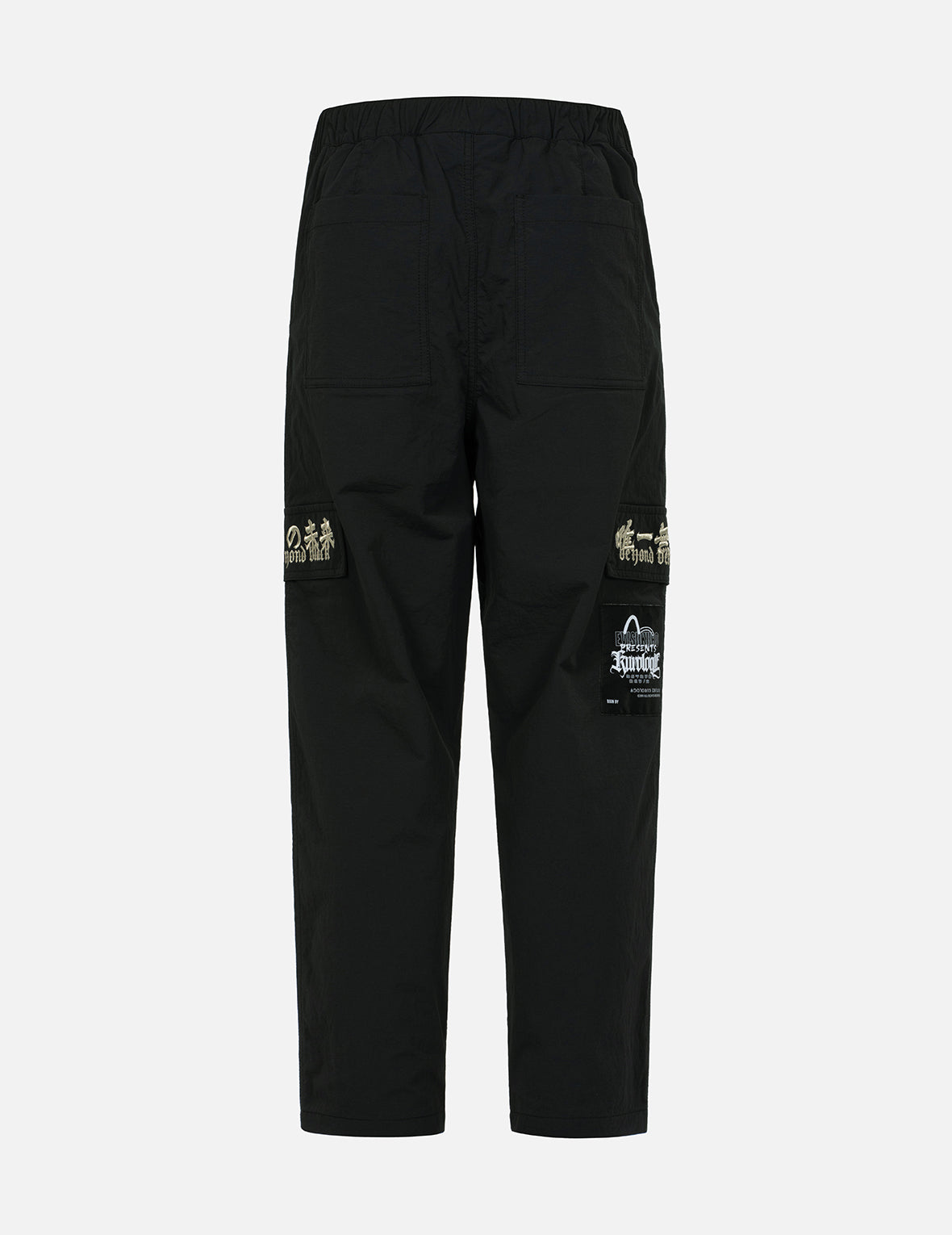 Slogan Embroidery Cargo Fashion fit Pants