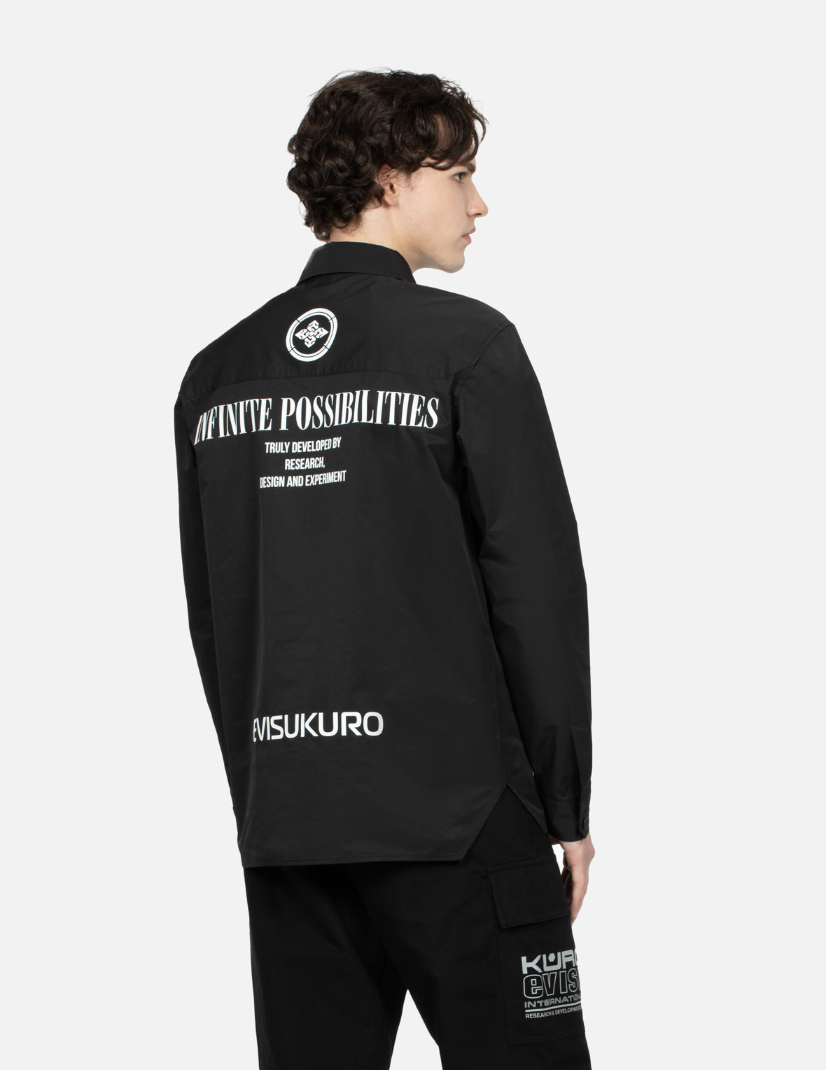 Logo Printed Tape Zip Regular fit Shirt – EVISU