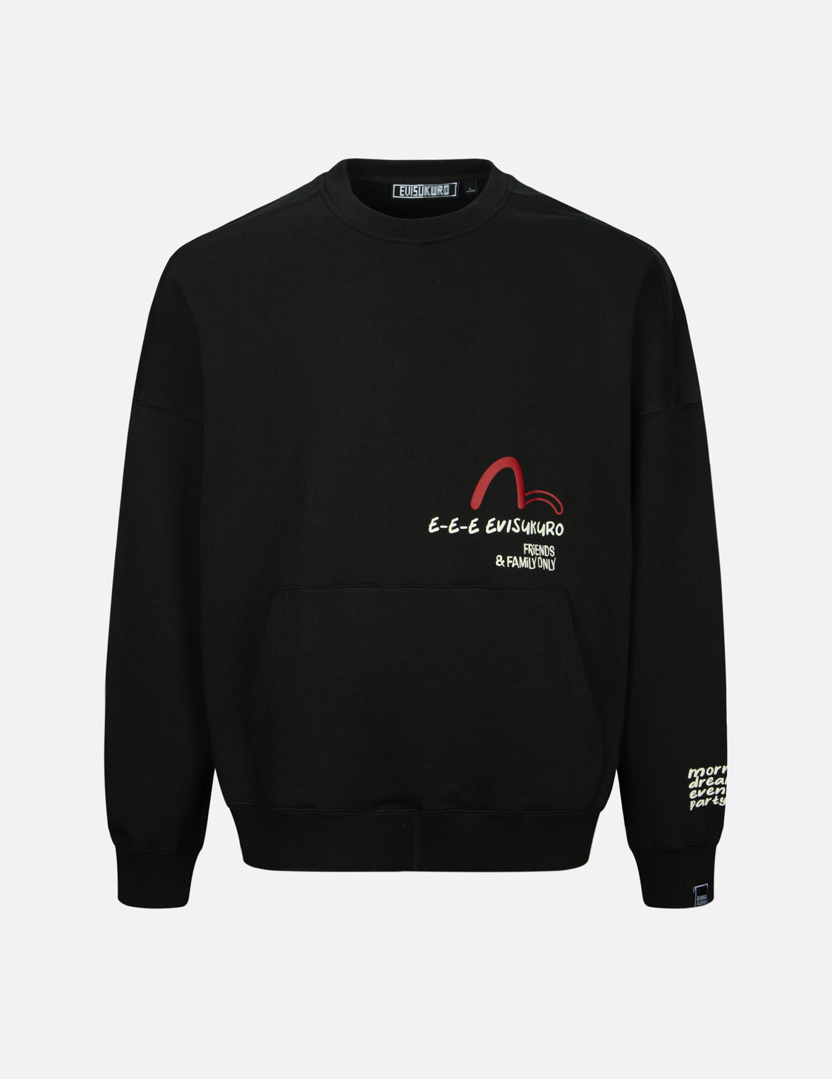 Multiple Logo PU Print Oversized Sweatshirt – EVISU