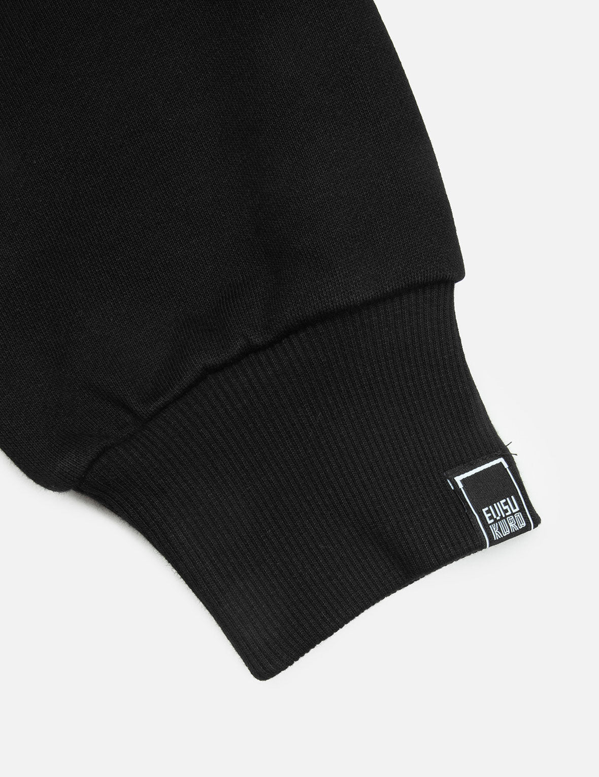 八咫烏刺繡寬版休閒衛衣