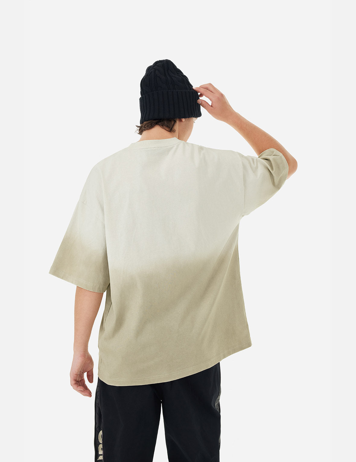 Tie-dye Logo Print and Embroidery Oversized T-shirt
