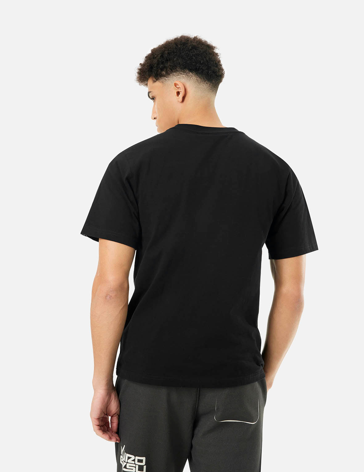 Logo and Tape Print Regular Fit T-shirt