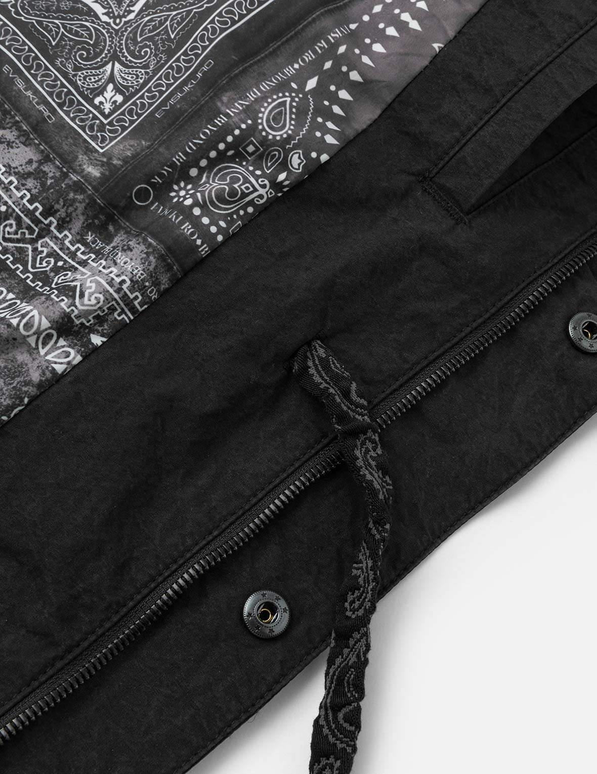 EVISUKURO Embroidery and Bio-washed Relax Fit Jacket