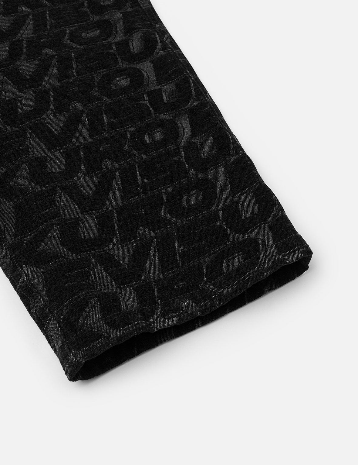 Monogram Allover Jacquard Relax Fit Worker Pants