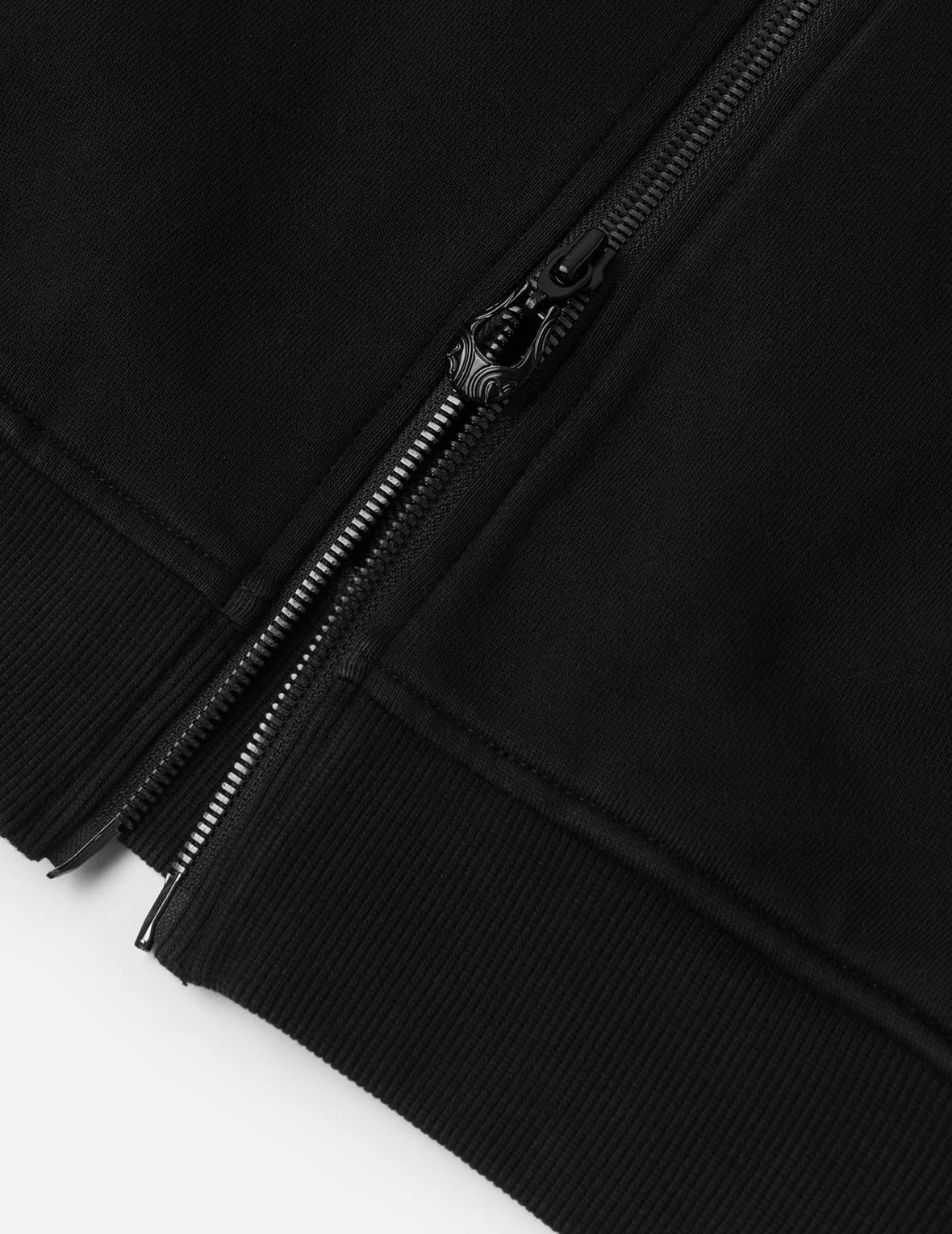 EVISUKURO Embroidery Loose Fit Hoodie Jacket