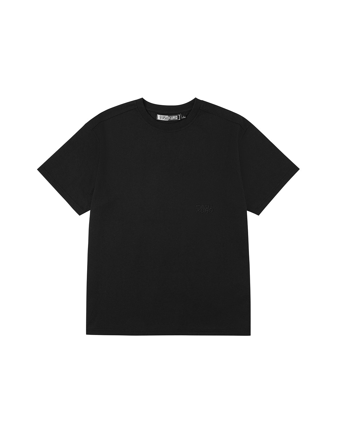 EVISUKURO Flocking and Plastisol Print Regular Fit T-shirt