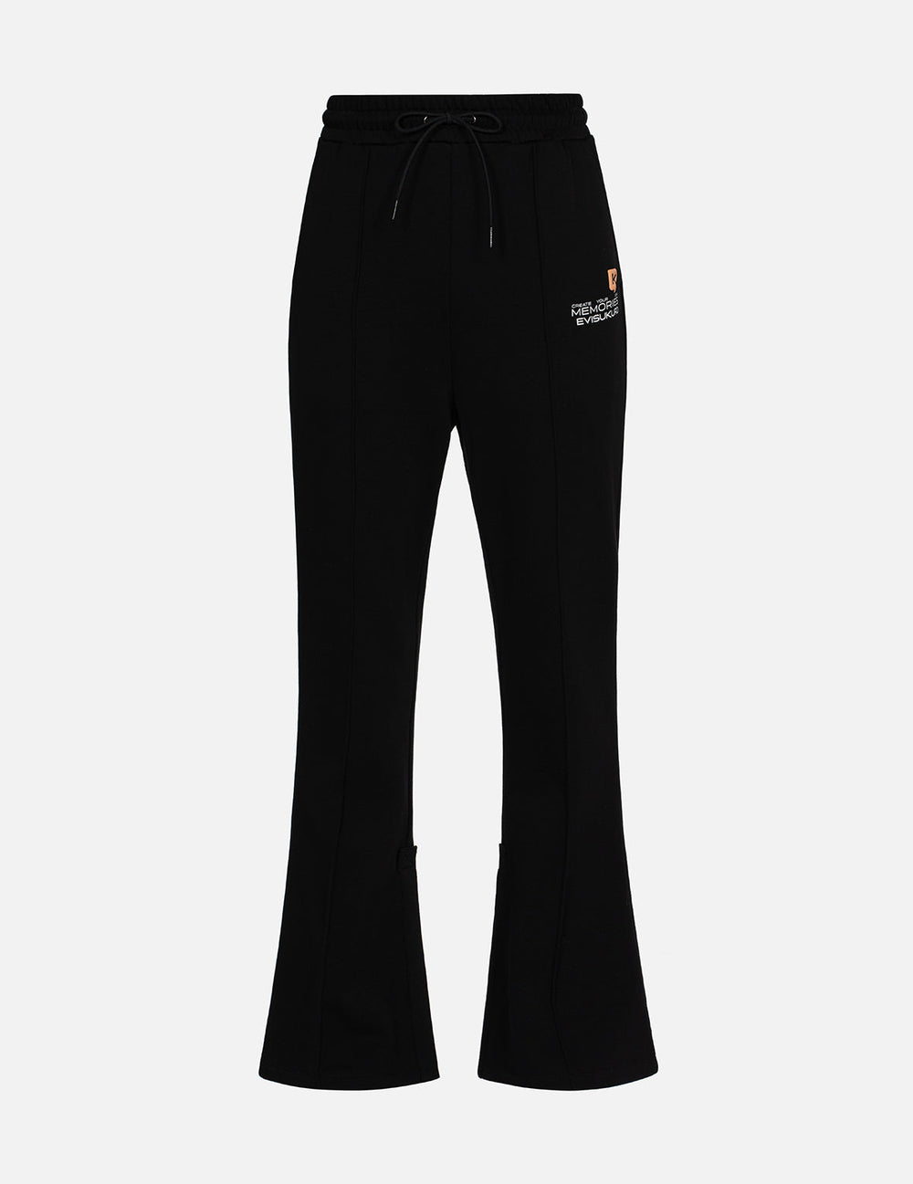 Slogan Print Fashion Fit Flared Sweatpants – EVISU