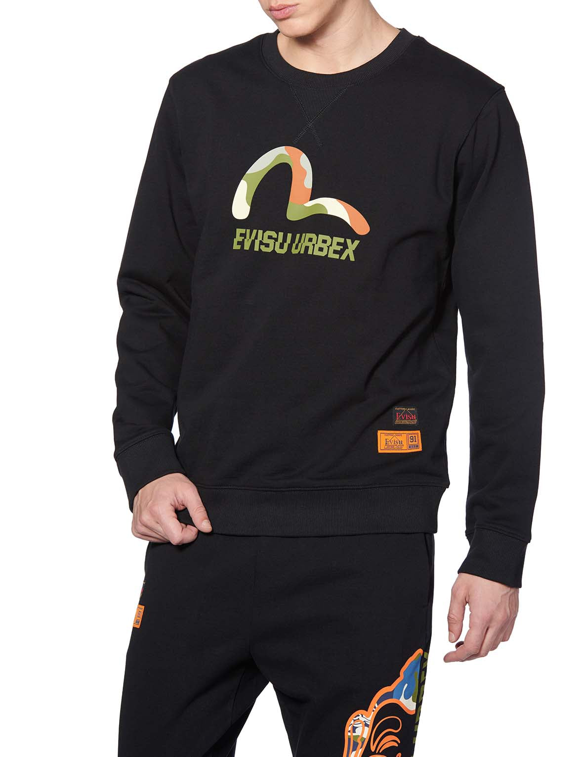 Camouflage Seagull Printed Sweatshirt