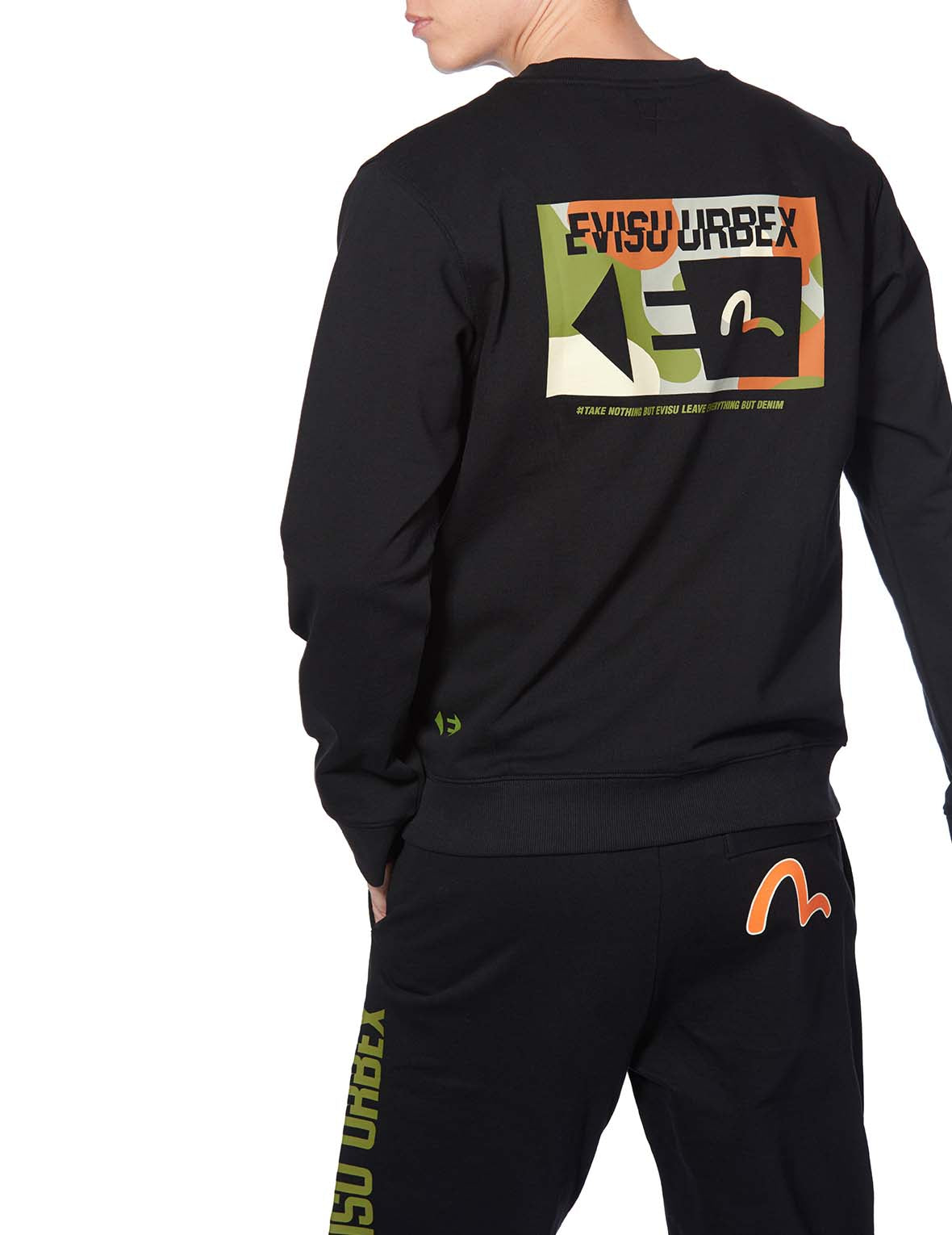 Camouflage Seagull Printed Sweatshirt