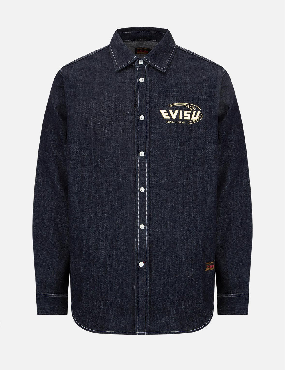 2-Layer Hand-brush Daicock Denim Shirt – EVISU