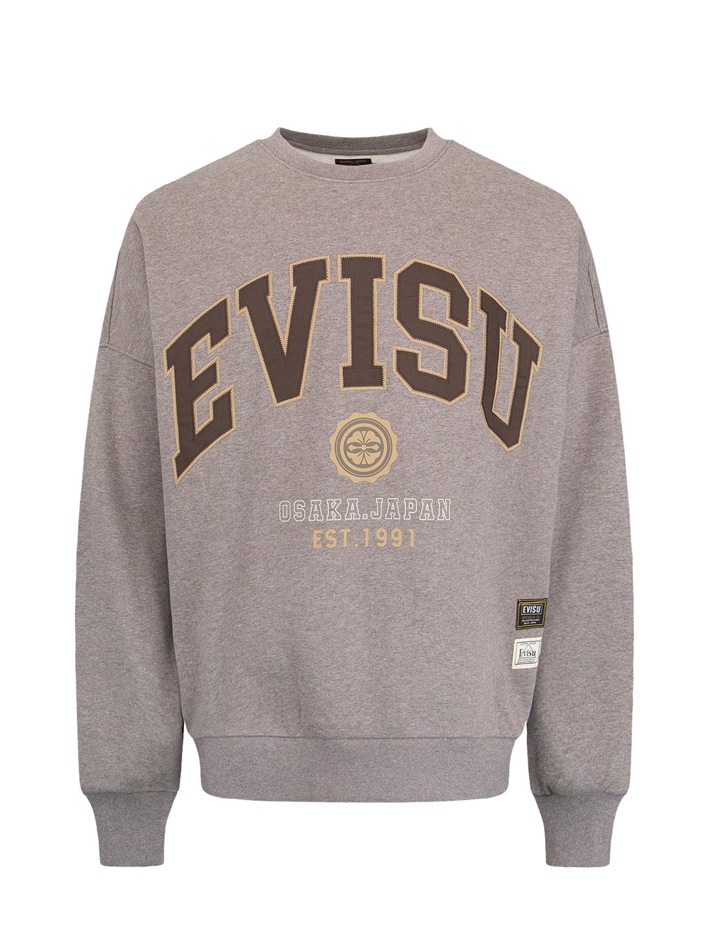 Retro Logo Print Oversized Sweatshirt