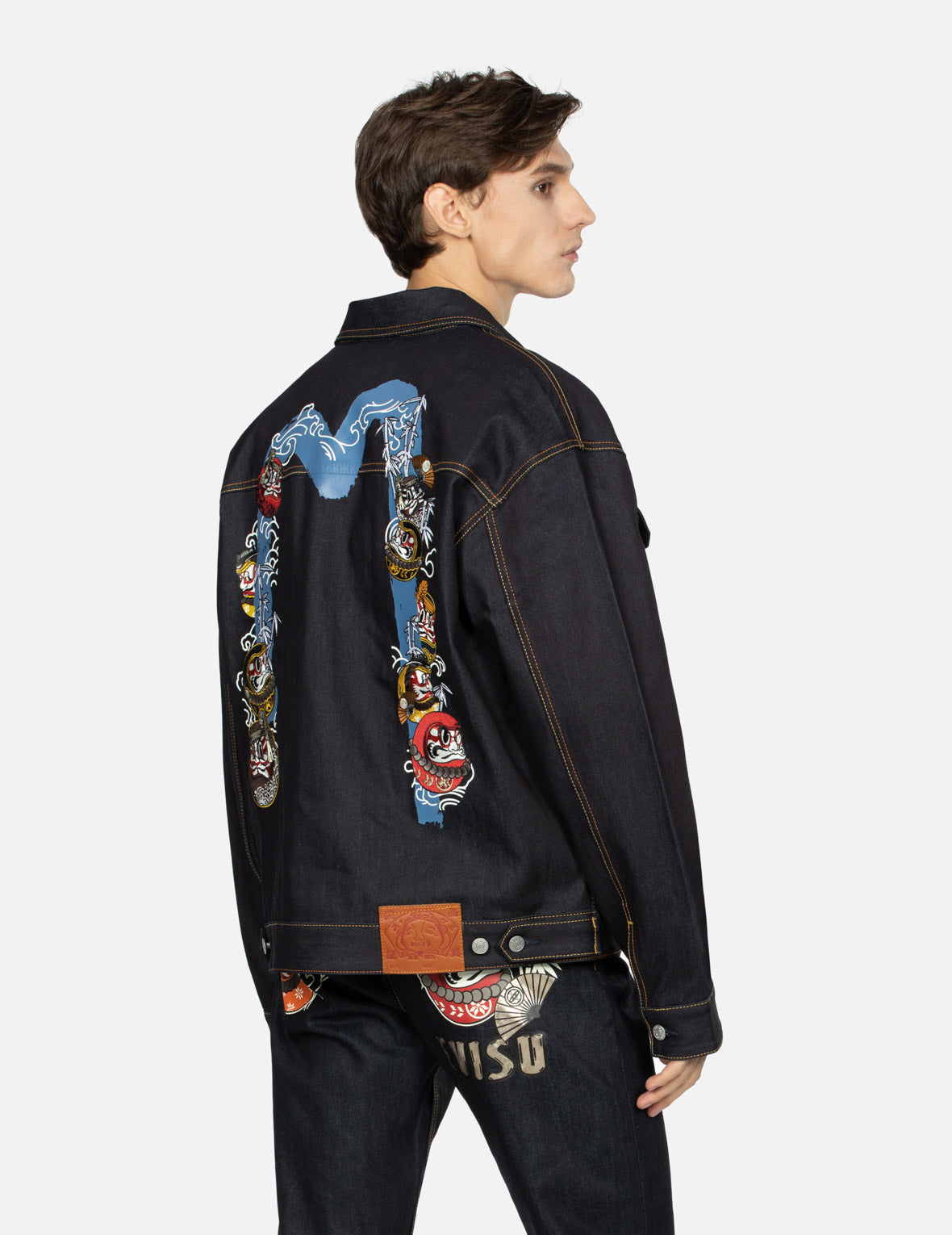 evisu 30×35 青大黒 虎耳 アメカジ ストリート Y2K CBOY パンツ