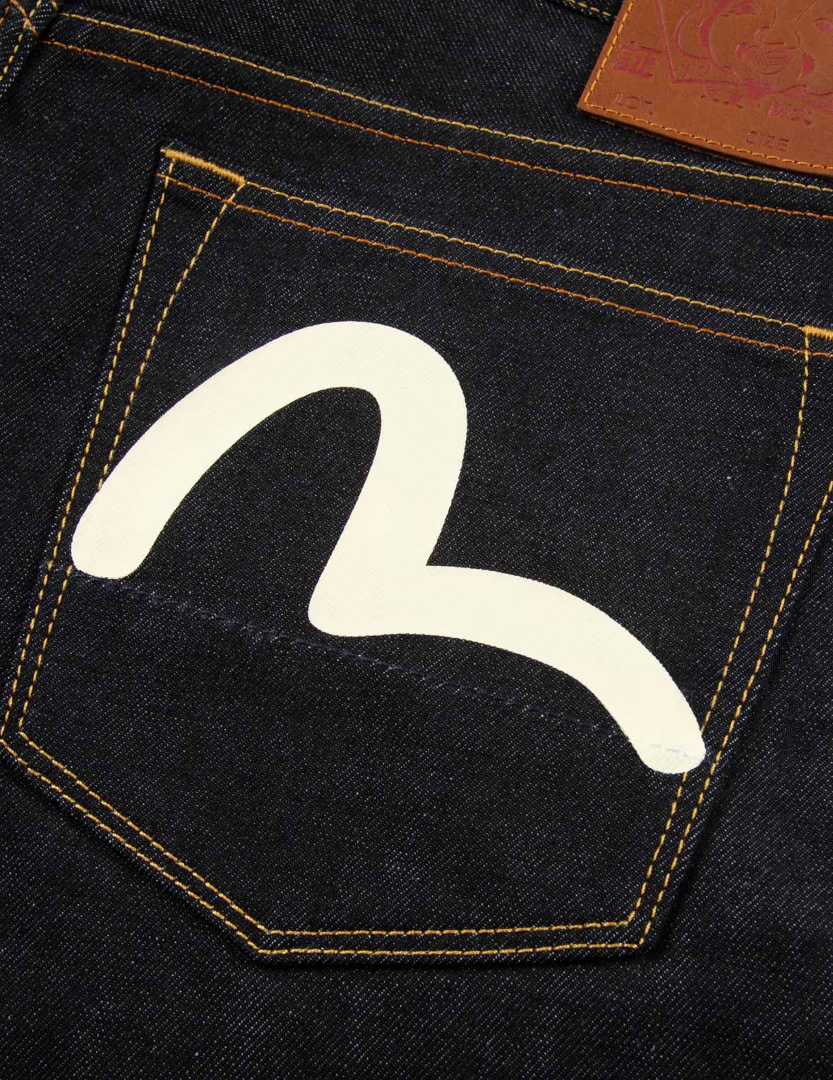 Seagull Print Baggy Fit Denim Jeans #2000