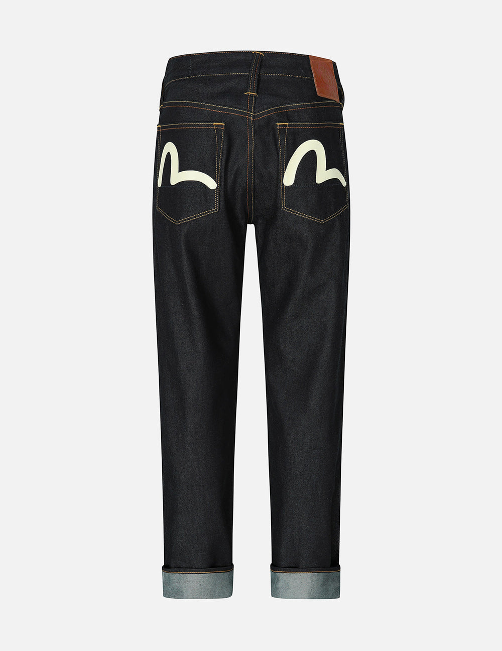 Seagull Print Baggy Fit Denim Jeans #2000 – EVISU