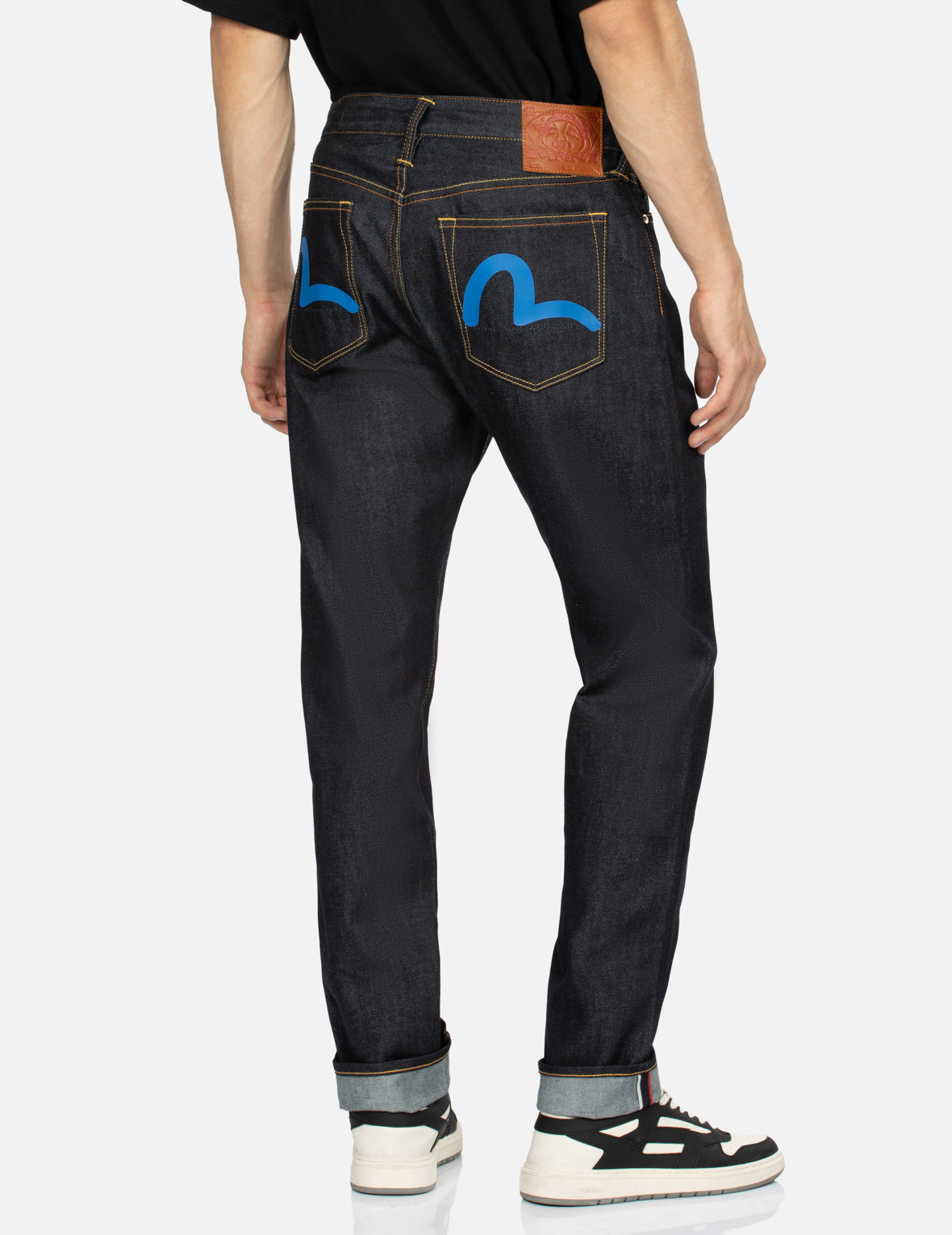 Seagull Print Carrot Fit Denim Jeans #2017 – EVISU Seagull Print Carrot Fit Denim Jeans #2017 – EVISU