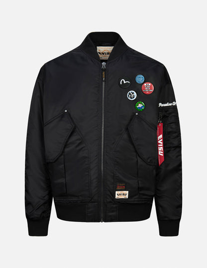 Logo Badges and Seagull Padded Embroidery Loose Fit MA-1 Padded 