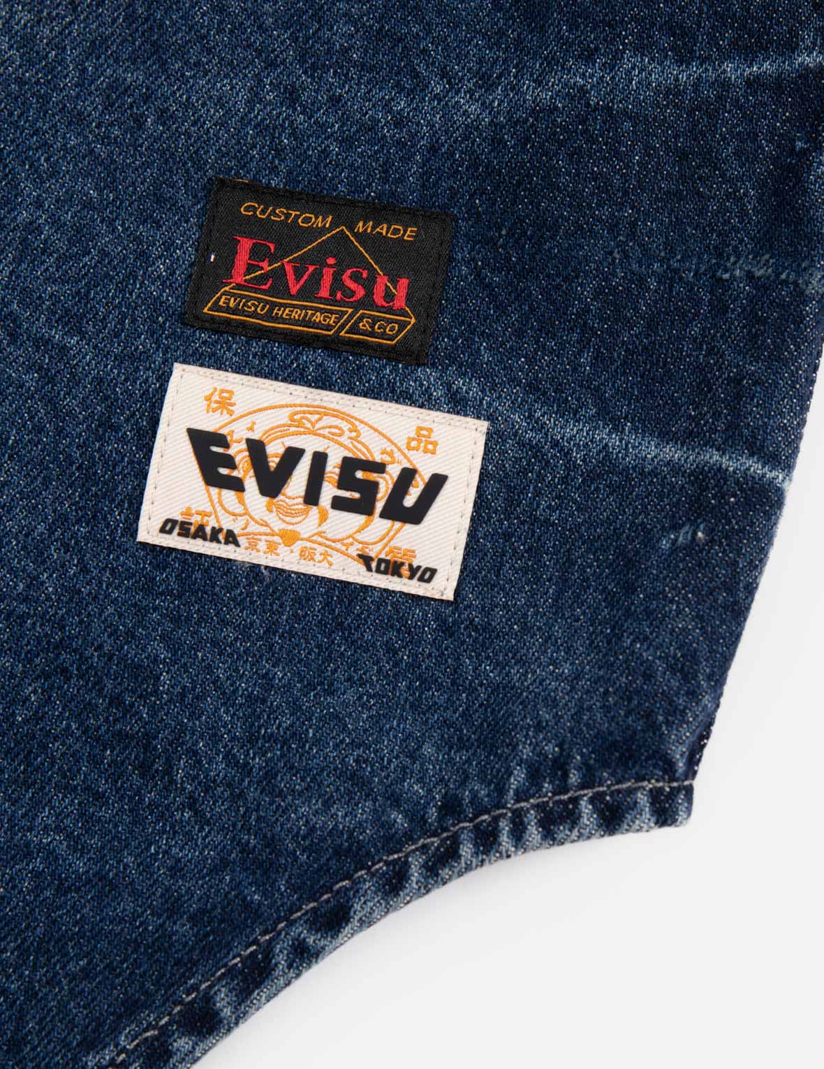 Daicock Print Relax Fit Denim shirt – EVISU
