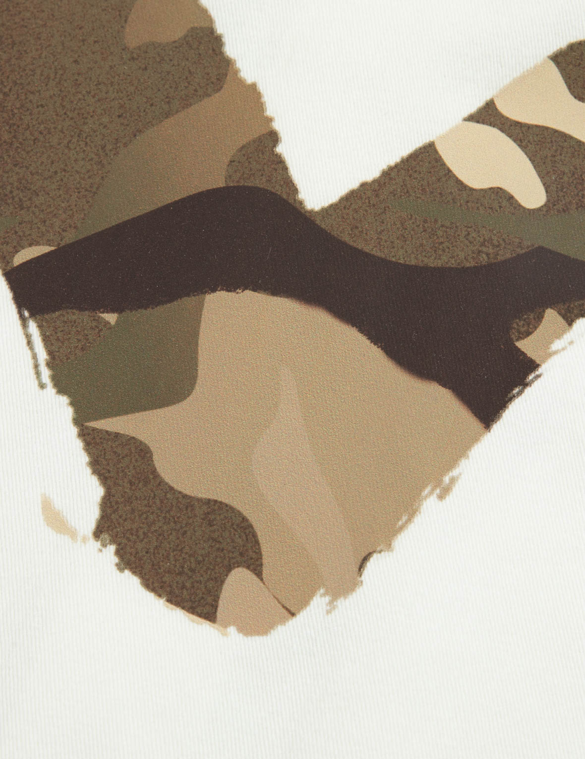 Camouflage Brushstroke Daicock Print Relax Fit Shirt