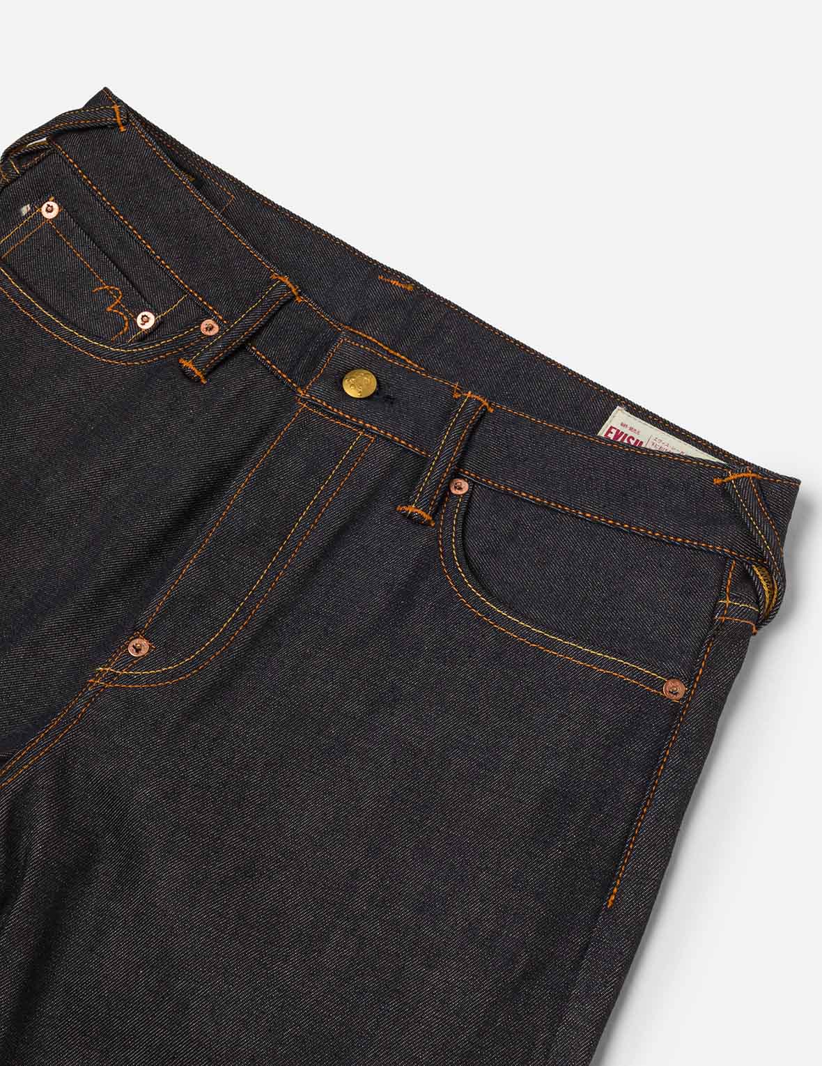 Seagull Metallic Embroidery Taper Fit Jeans #2017