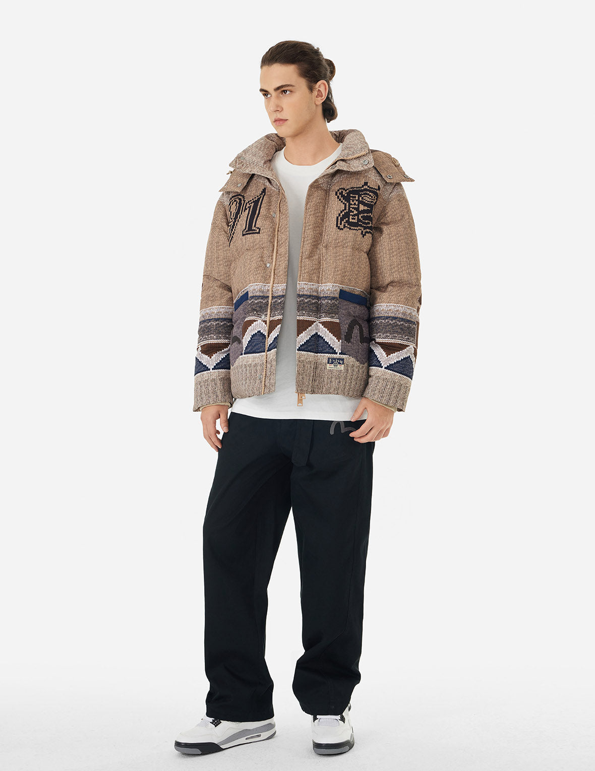 Hiroshi Kozakura 様EVISU COAT size:40 Monogram Daicock Regular Fit Denim Jacket – EVISU