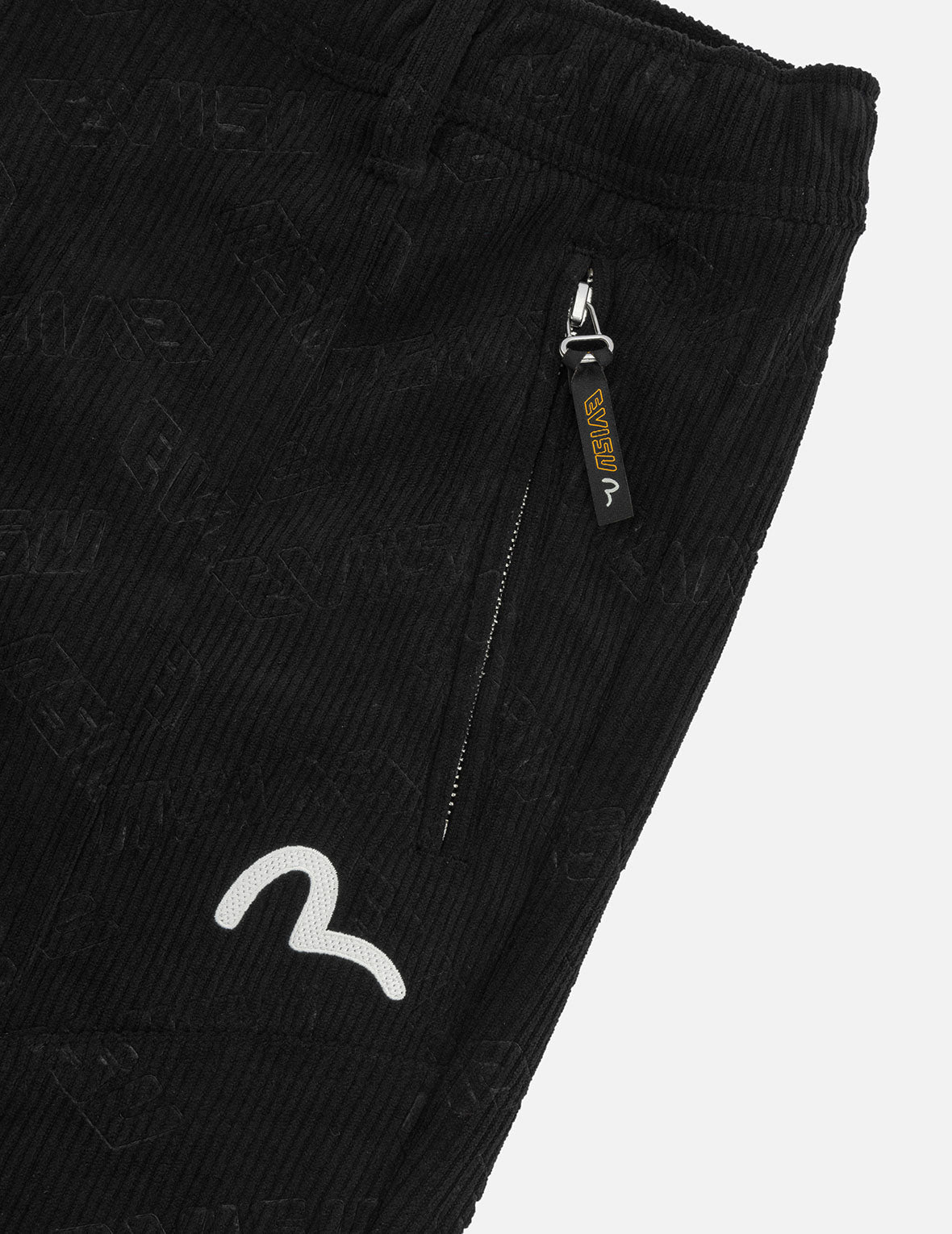 Allover Evisu Deboss Print and Seagull Embroidery Relax Fit