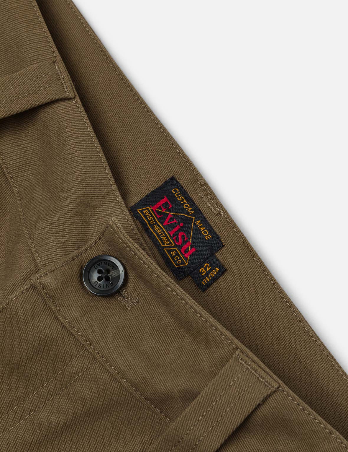 Seagull and Logo Embroidery Relax Fit Woven Pants – EVISU