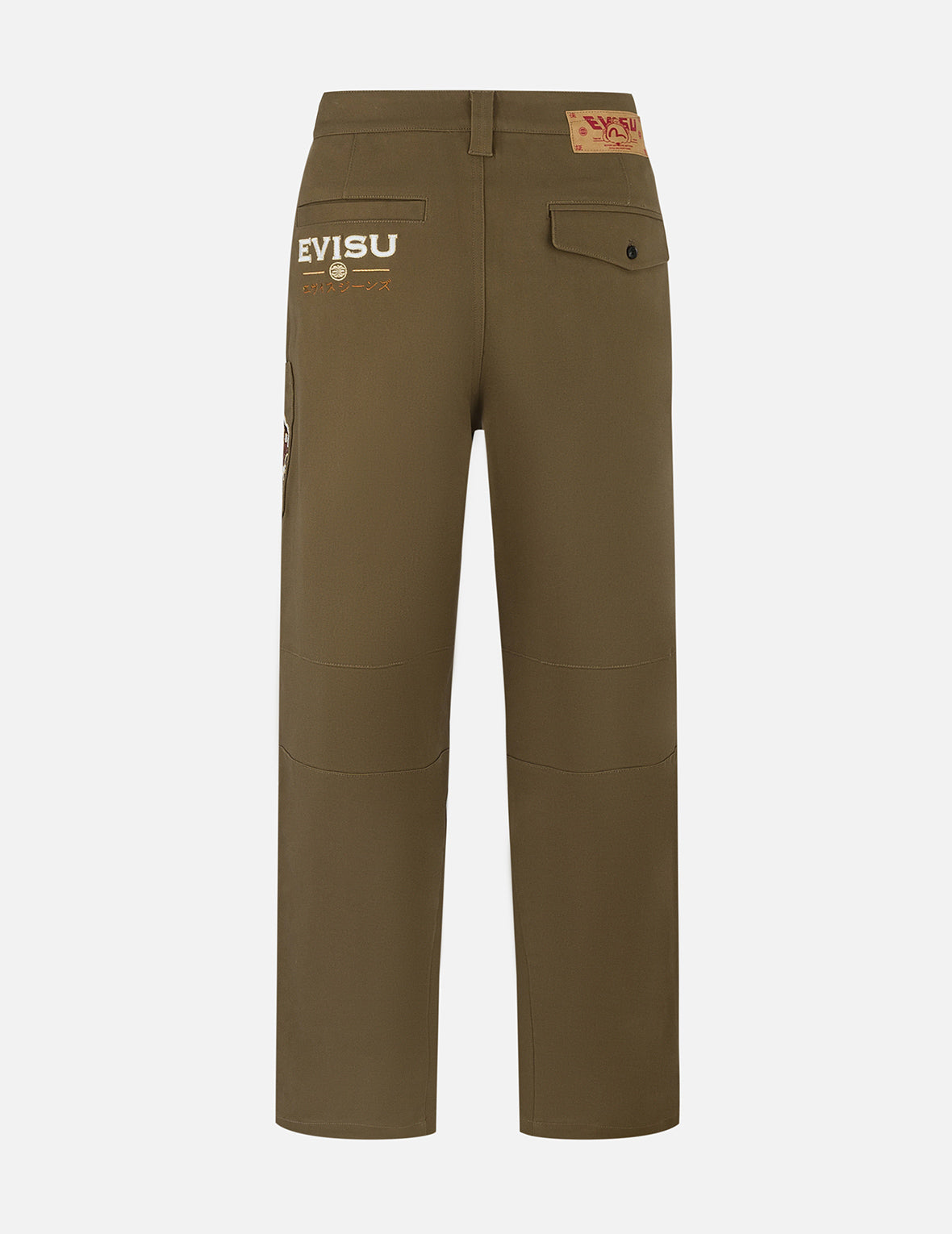 Seagull and Logo Embroidery Relax Fit Woven Pants – EVISU